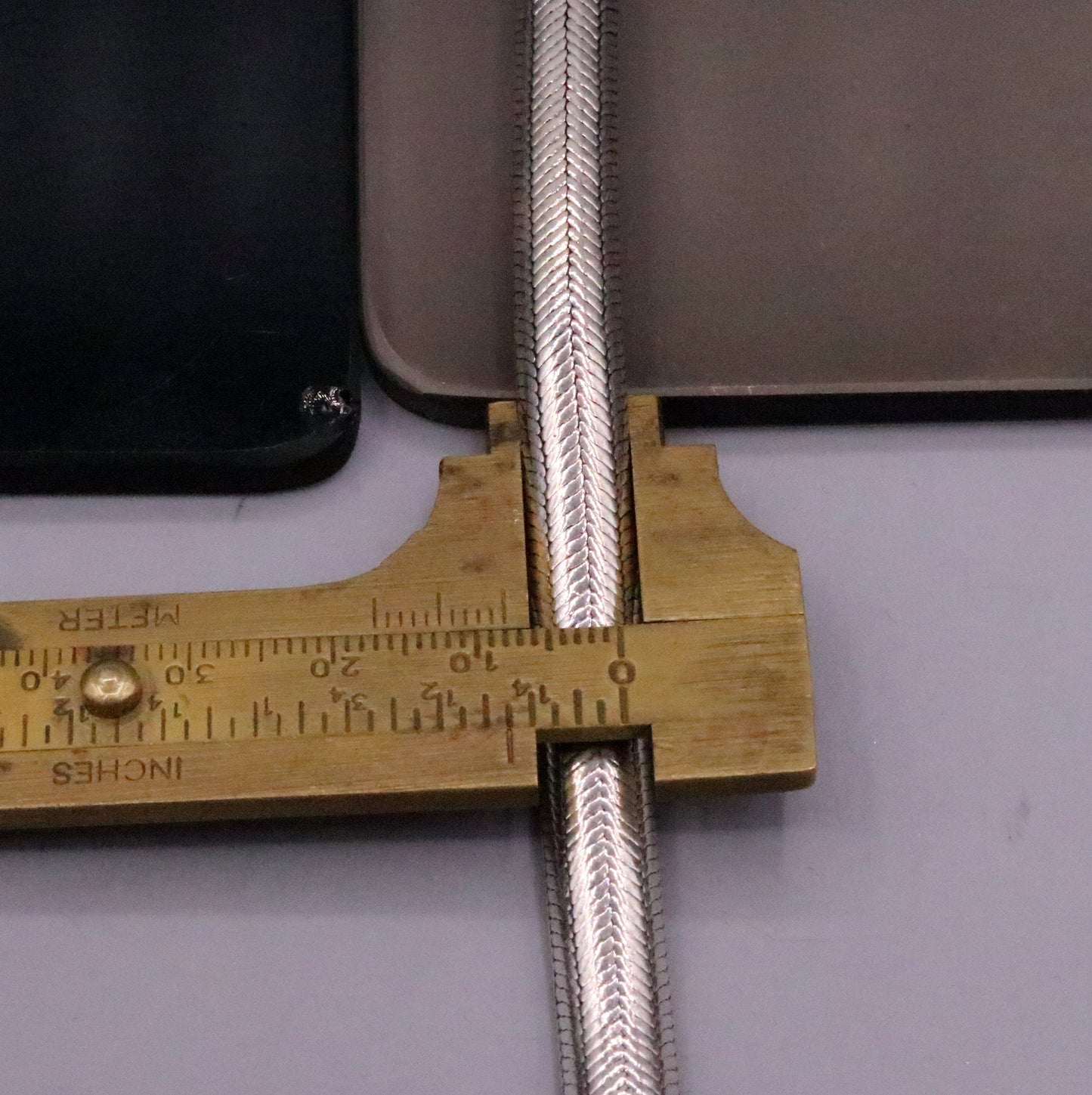 Vintage style 925 Sterling silver handmade wheat chain Half round 'D' shape bracelet unisex gorgeous antique style jewelry from india sbr64 - TRIBAL ORNAMENTS