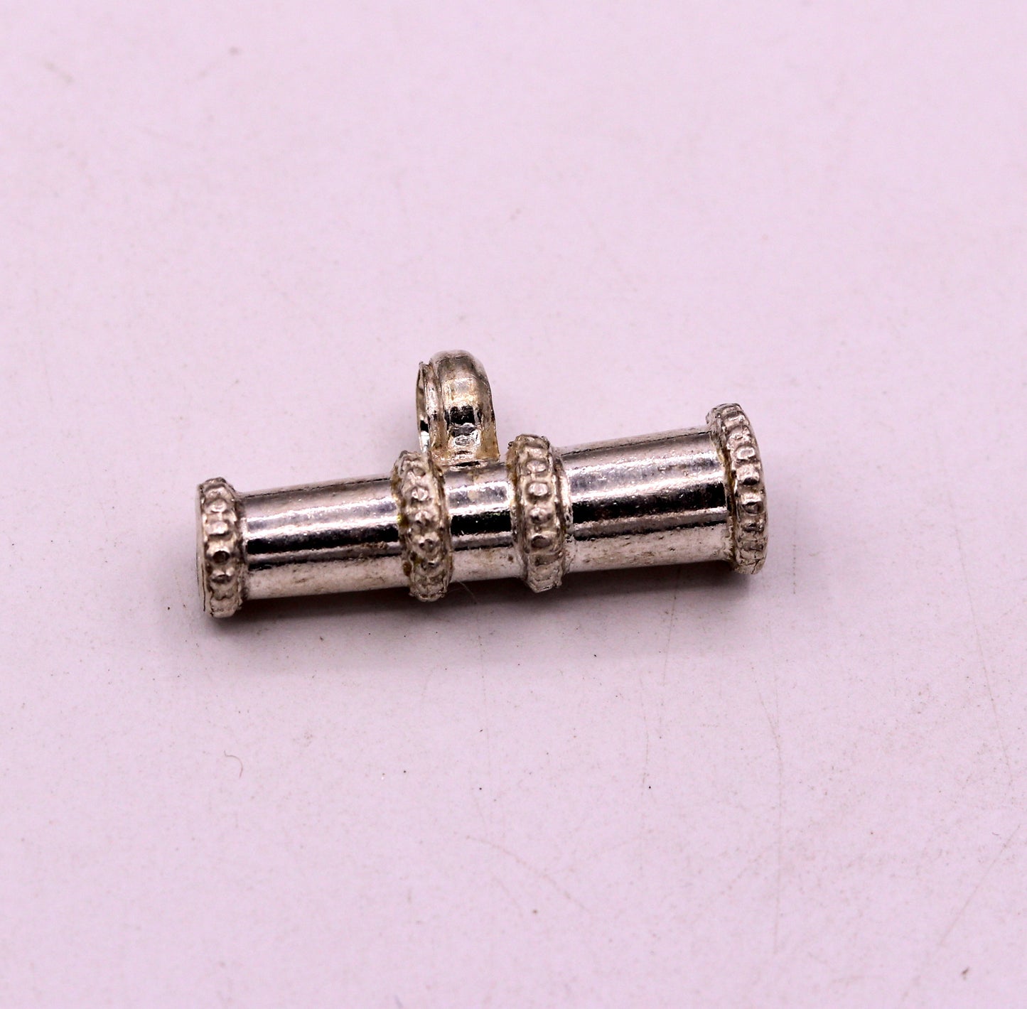 Traditional design Sterling silver antique style unisex pendant jewelry from rajasthan india nsp120 - TRIBAL ORNAMENTS