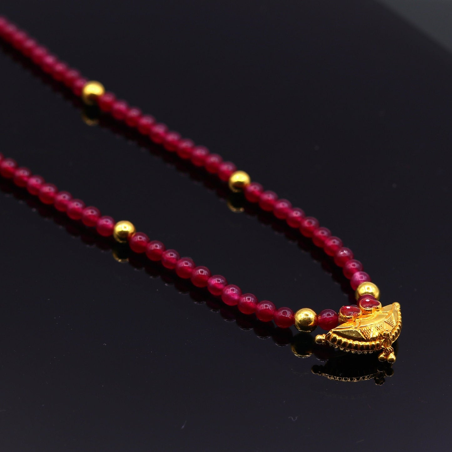 Vintage antique 20karat yellow gold amulet pendant excellent stylish jewelry for girl's women's from tribal rajasthan india - TRIBAL ORNAMENTS