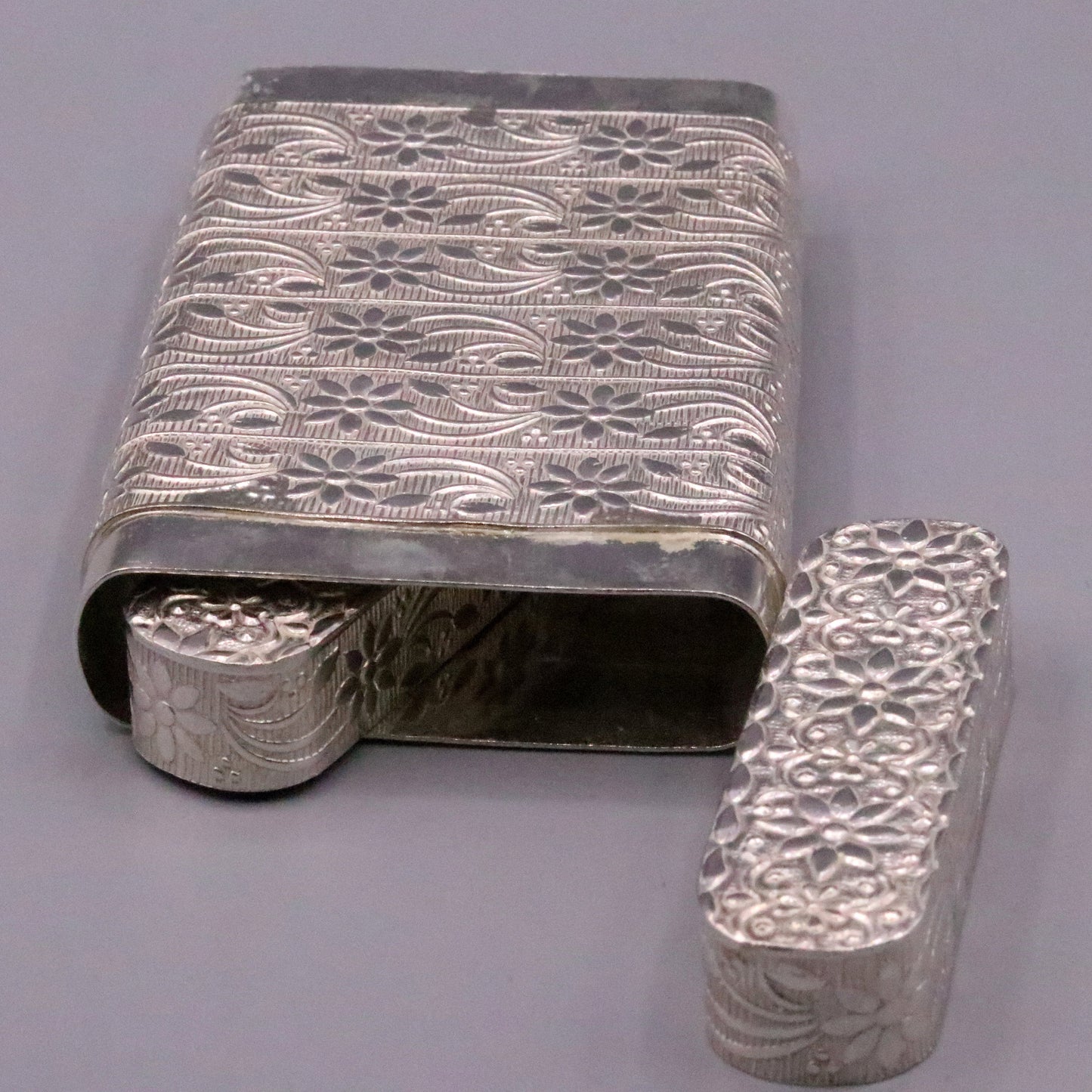 Vintage antique design 925 sterling silver handmade trinket box excellent casket cigar box jewelry for royal jewelry trnk27 - TRIBAL ORNAMENTS