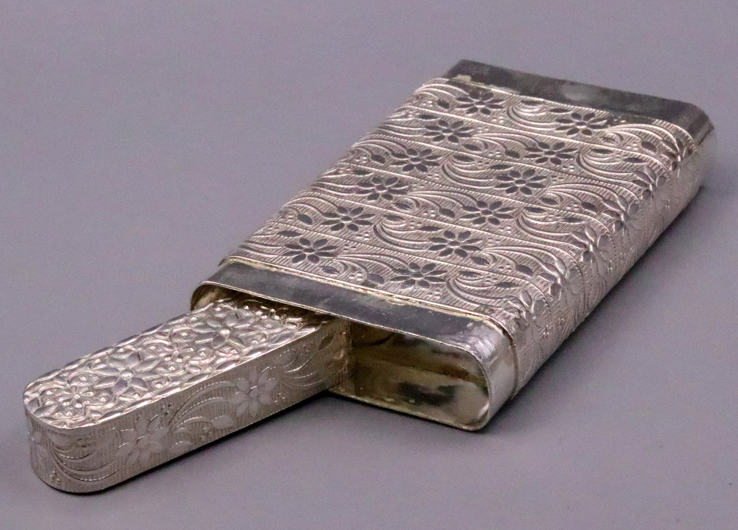 Vintage antique design 925 sterling silver handmade trinket box excellent casket cigar box jewelry for royal jewelry trnk27 - TRIBAL ORNAMENTS