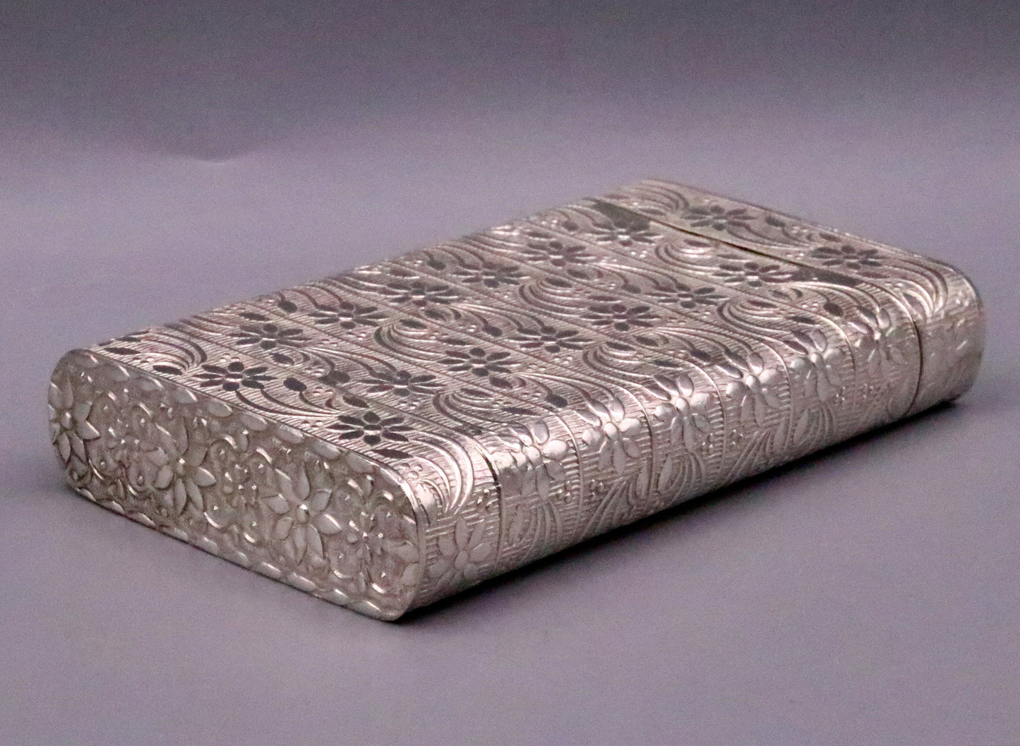 Vintage antique design 925 sterling silver handmade trinket box excellent casket cigar box jewelry for royal jewelry trnk27 - TRIBAL ORNAMENTS