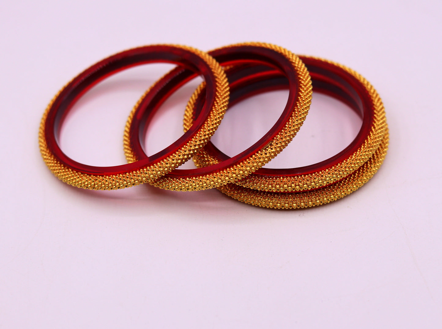 Vintage antique design handmade 22kt yellow gold bangle bracelet 4 pieces set of bangle gifting jewelry tribal wedding jewelry from india - TRIBAL ORNAMENTS