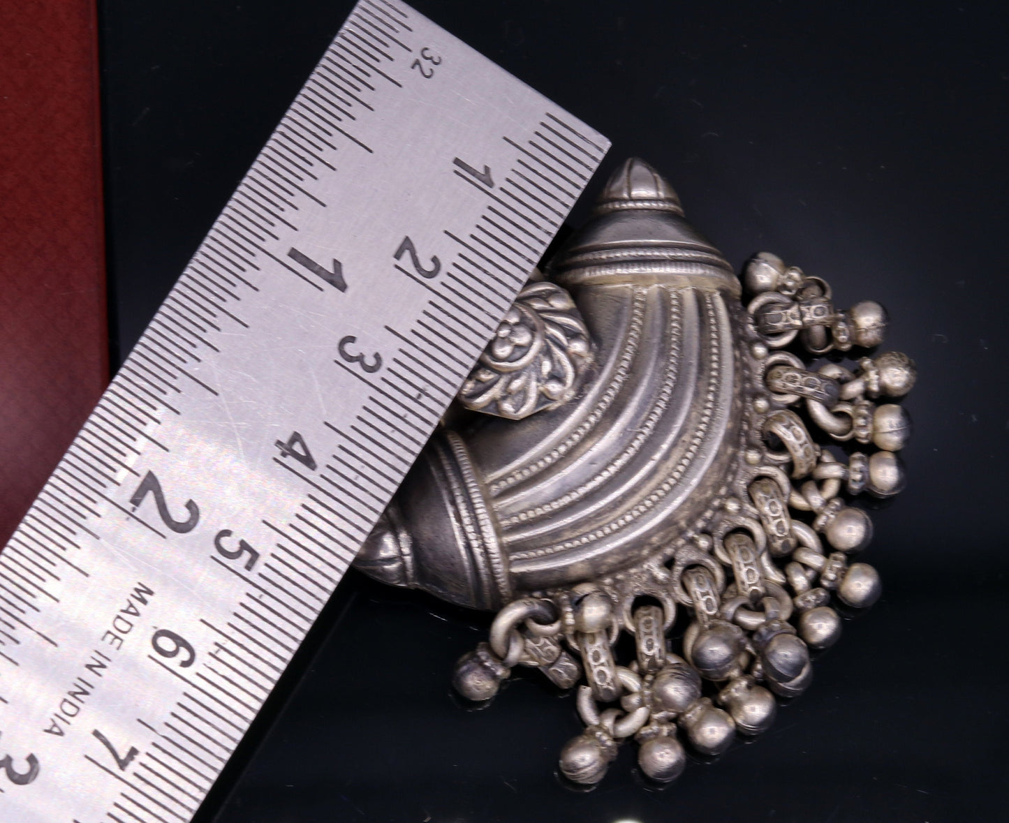 Vintage antique design fabulous hanging bells 925 sterling silver handmade pretty pendant necklace belly dance customized jewelry nsp138 - TRIBAL ORNAMENTS