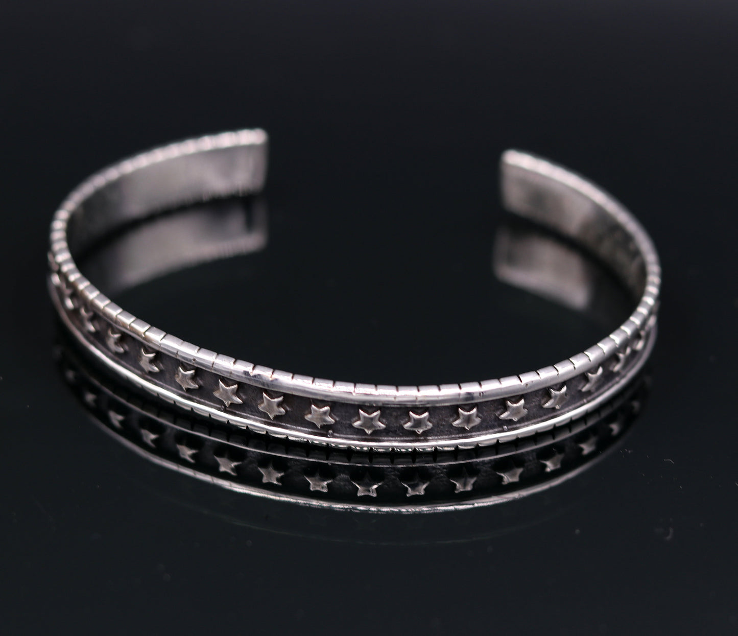 Amazing Vintage antique design 925 sterling silver cuff bangle bracelet adjustable kada unisex personalized gifting jewelry nsk145 - TRIBAL ORNAMENTS