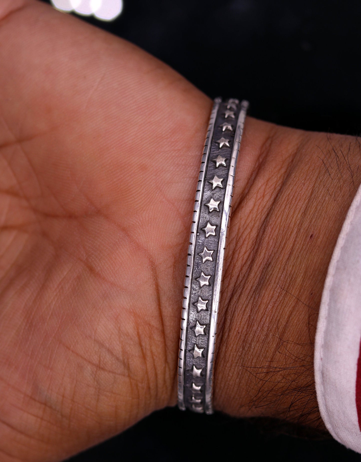 Amazing Vintage antique design 925 sterling silver cuff bangle bracelet adjustable kada unisex personalized gifting jewelry nsk145 - TRIBAL ORNAMENTS