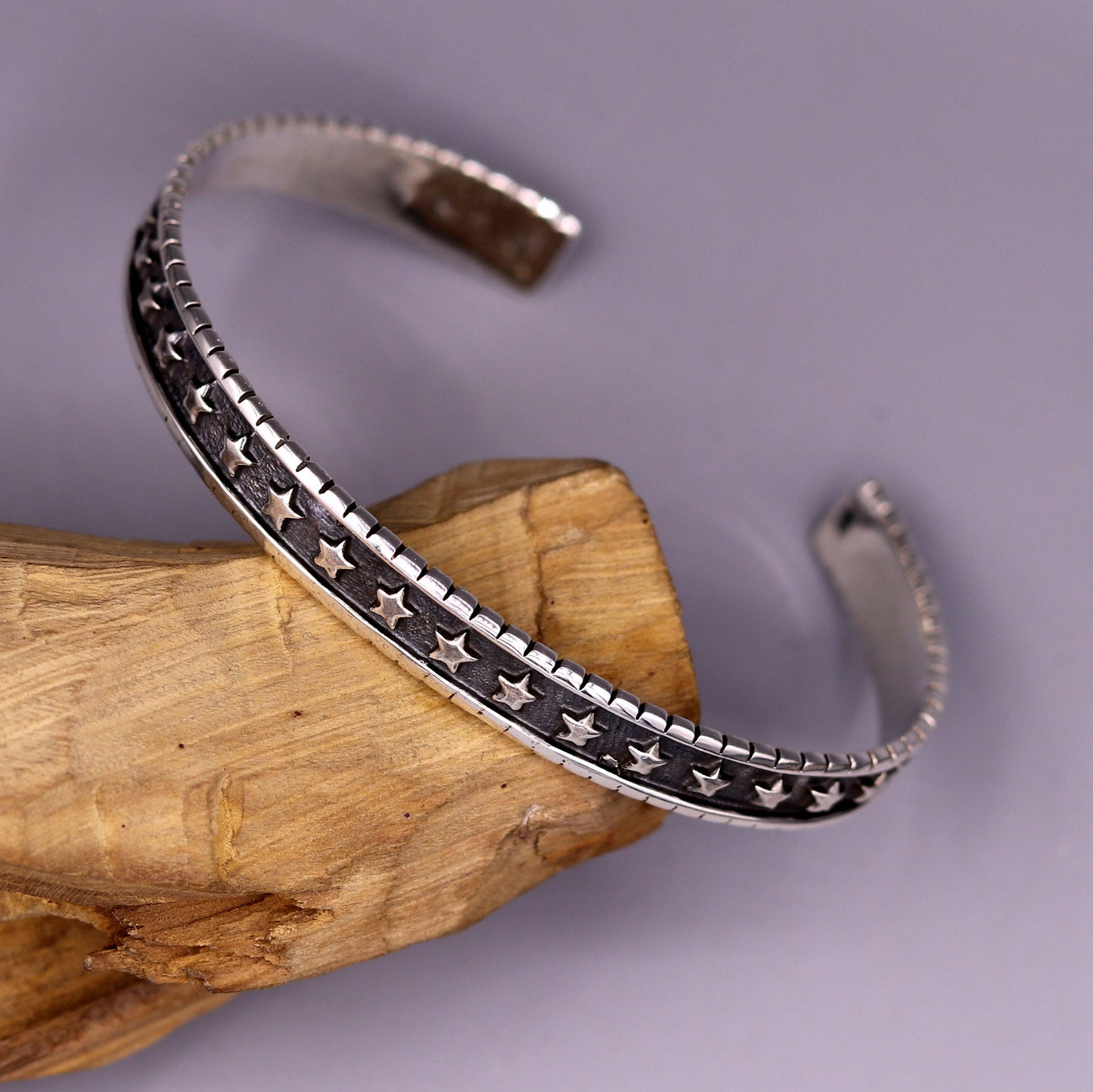 Amazing Vintage antique design 925 sterling silver cuff bangle bracelet adjustable kada unisex personalized gifting jewelry nsk145 - TRIBAL ORNAMENTS