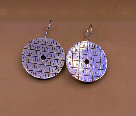 925 sterling silver gorgeous design hoops earrings tribal jewelry stylish modern women's gifting jewelry s601 - TRIBAL ORNAMENTS