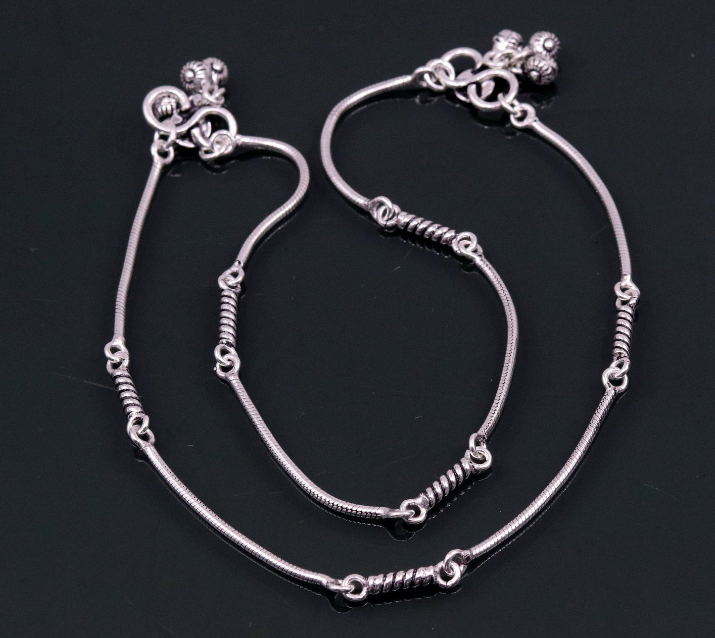 Fabulous snake chain customized handmade ankle bracelet excellent gifting ankle jewelry, foot bracelet best gift for her belly dance ank119 - TRIBAL ORNAMENTS