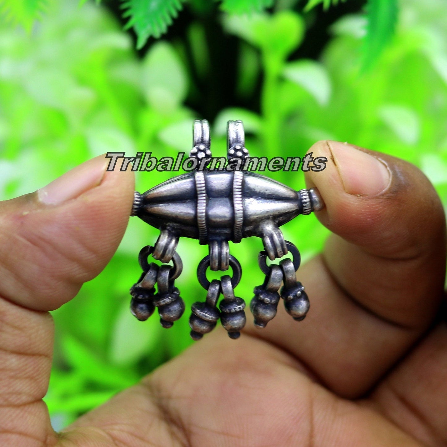 925 sterling silver handmade custom made design gorgeous amulet pendant personalized gift necklace belly dance jewelry nsp367 - TRIBAL ORNAMENTS