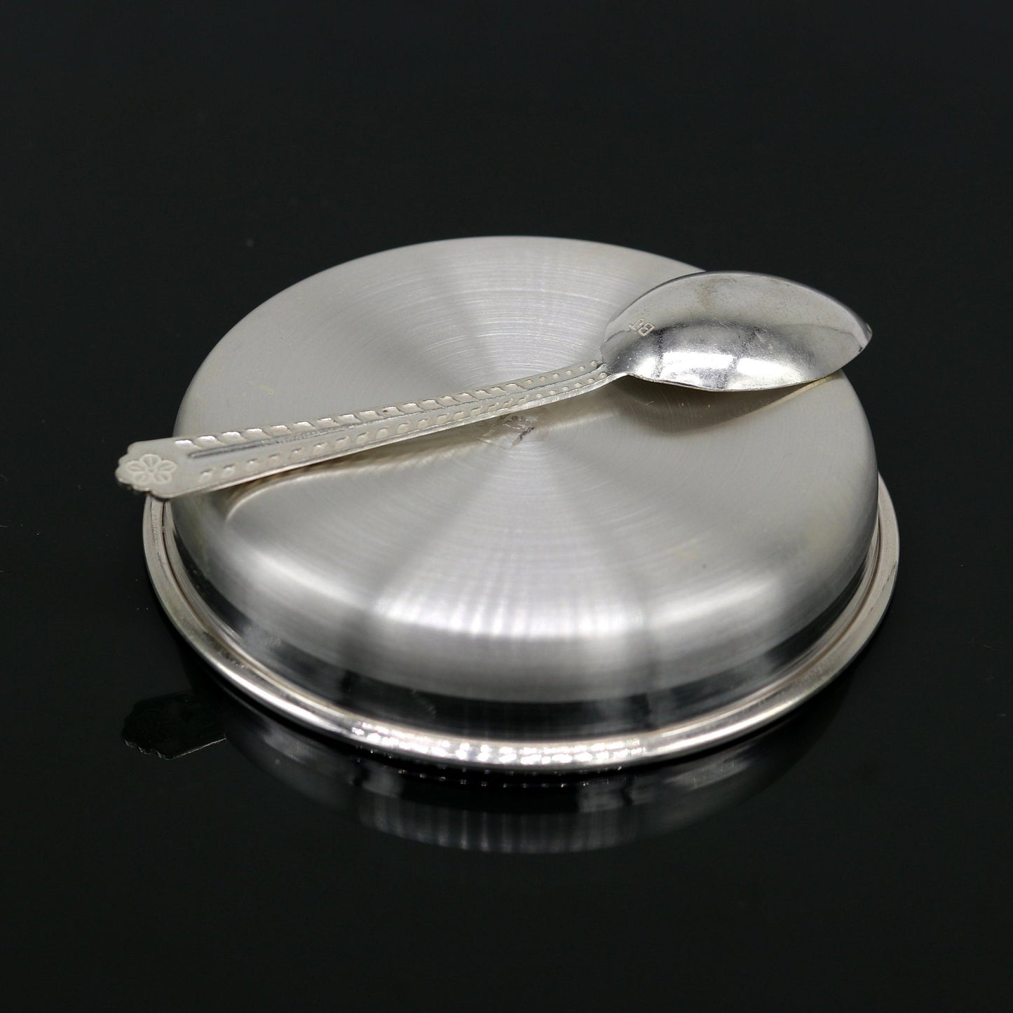 999 Fine silver handmade excellent silver vessels, silver utensils, silve baby plate,tray silver art, silver bowl, cup , baby feeding sv46 - TRIBAL ORNAMENTS