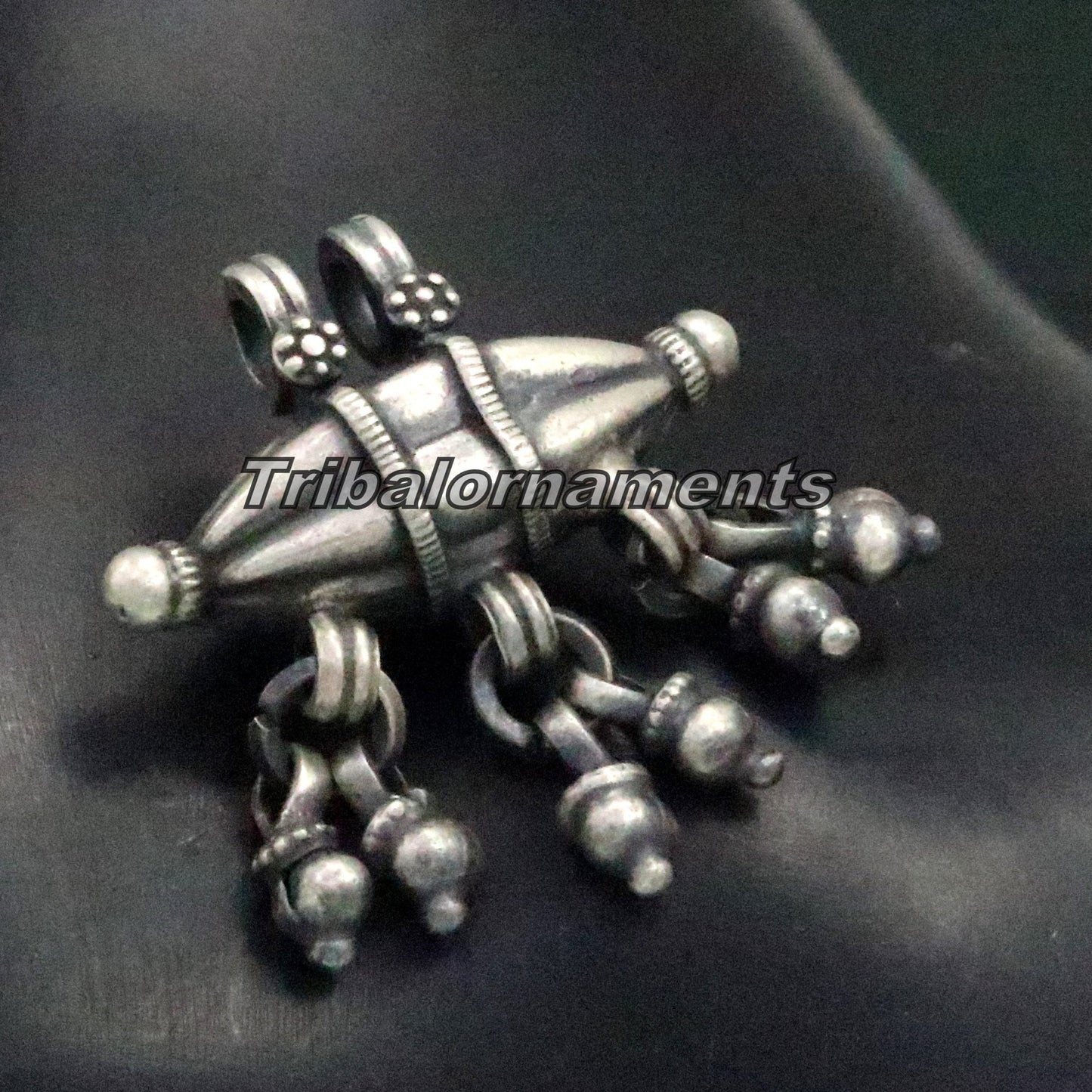 925 sterling silver handmade custom made design gorgeous amulet pendant personalized gift necklace belly dance jewelry nsp367 - TRIBAL ORNAMENTS