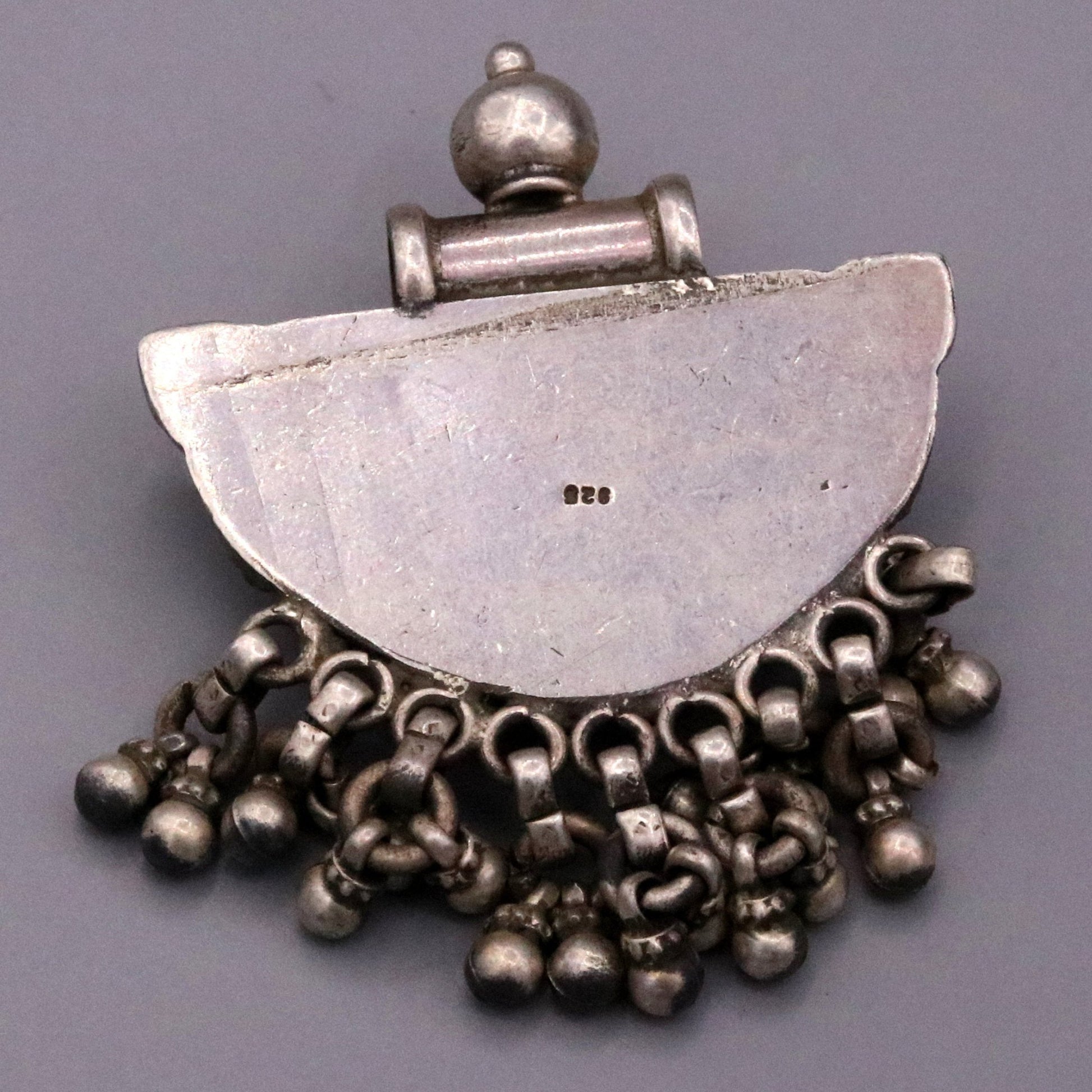 925 sterling silver handmade customized vintage design pretty charm pendant necklace belly dance personalized tribal jewelry gifting nsp394 - TRIBAL ORNAMENTS