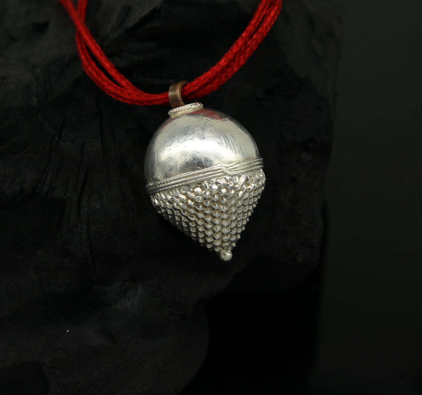 Vintage antique design traditional indian pendant, amazing sterling silver pendant tribal ethnic customized jewelry from india nsp407 - TRIBAL ORNAMENTS