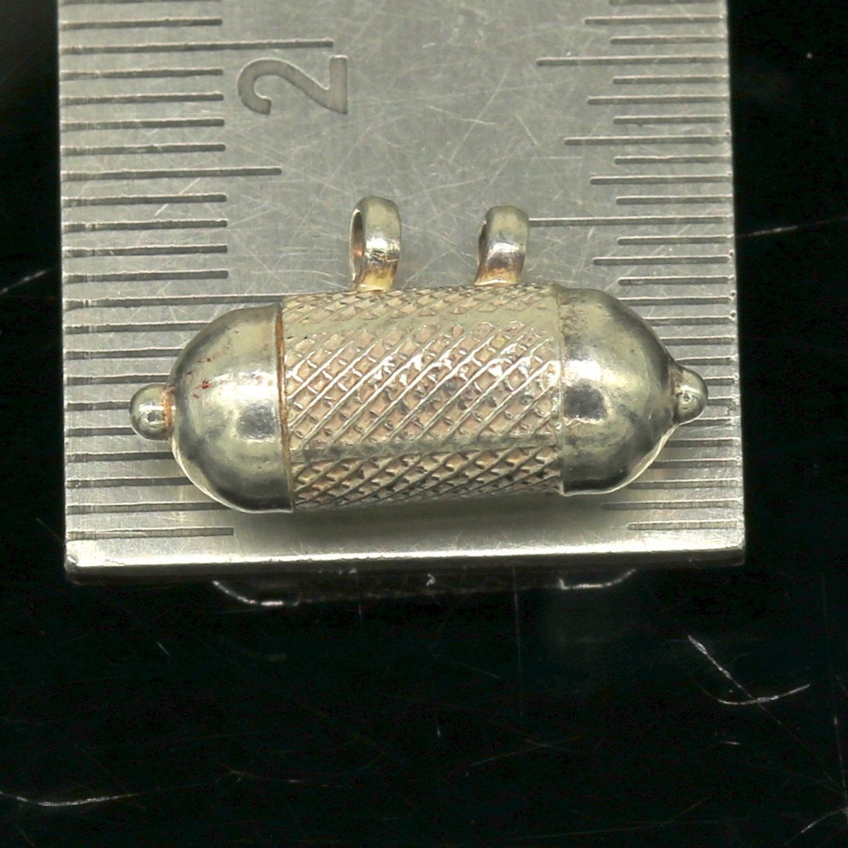 Handmade vintage customized design sterling silver amulet pendant, box pendant, container pendant excellent personalized gifting nsp412 - TRIBAL ORNAMENTS