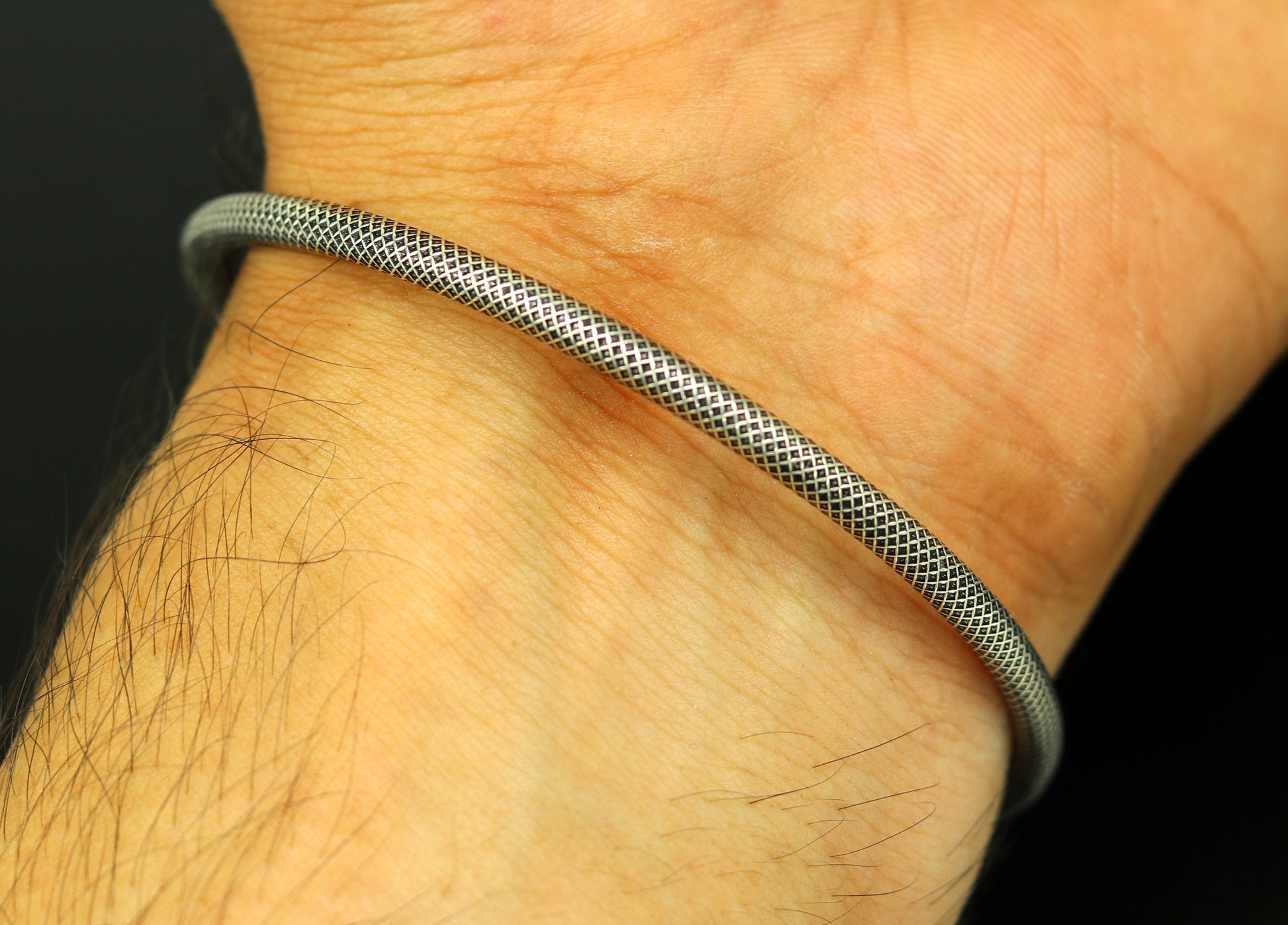 Vintage design pure 925 silver fabulous customized lord shiva bangle bracelet, excellent trident trishul rudraksha unisex jewelry nsk344 - TRIBAL ORNAMENTS