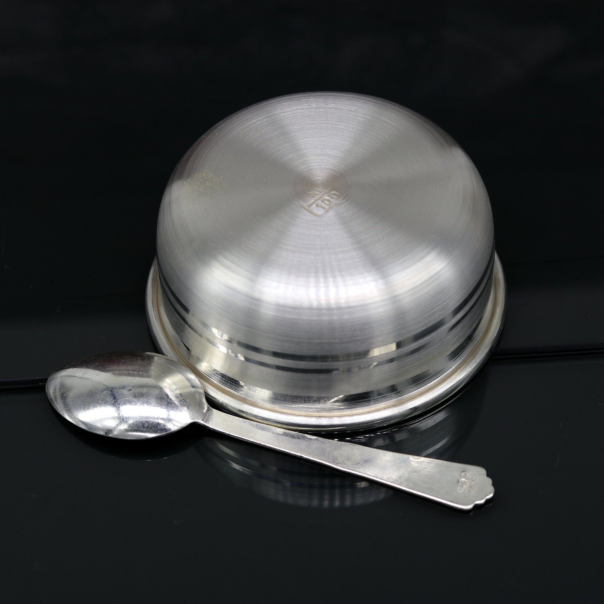 Plain design handmade 999 solid silver bowl, silver vessels, silver utensils, solid silver baby bowl for medical use for health gifting sv80 - TRIBAL ORNAMENTS