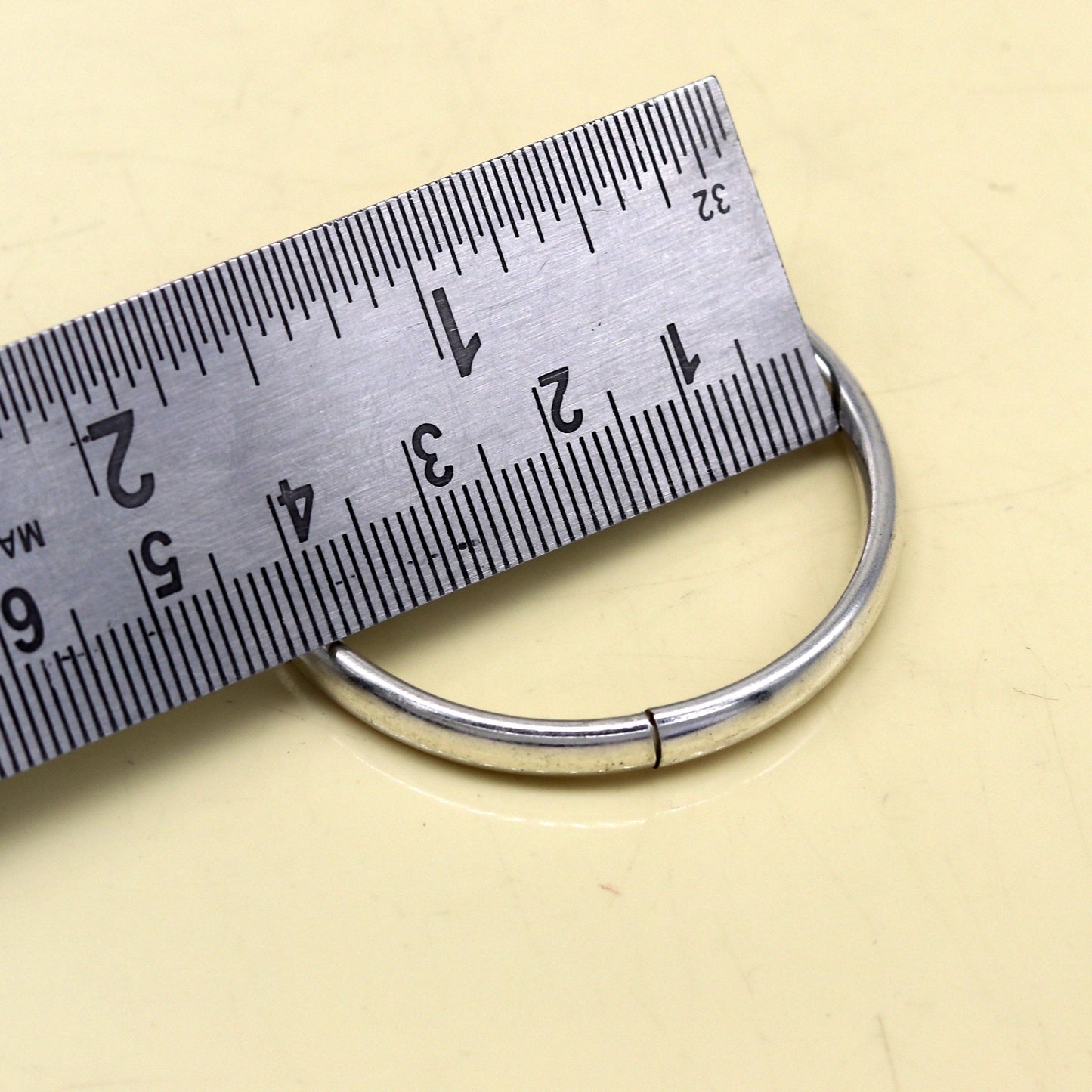 4mm Sterling silver handmade solid kada new born baby bracelet bangle, amazing sikha, punjabi kada, solid silver kids jewelry nbbk121 - TRIBAL ORNAMENTS