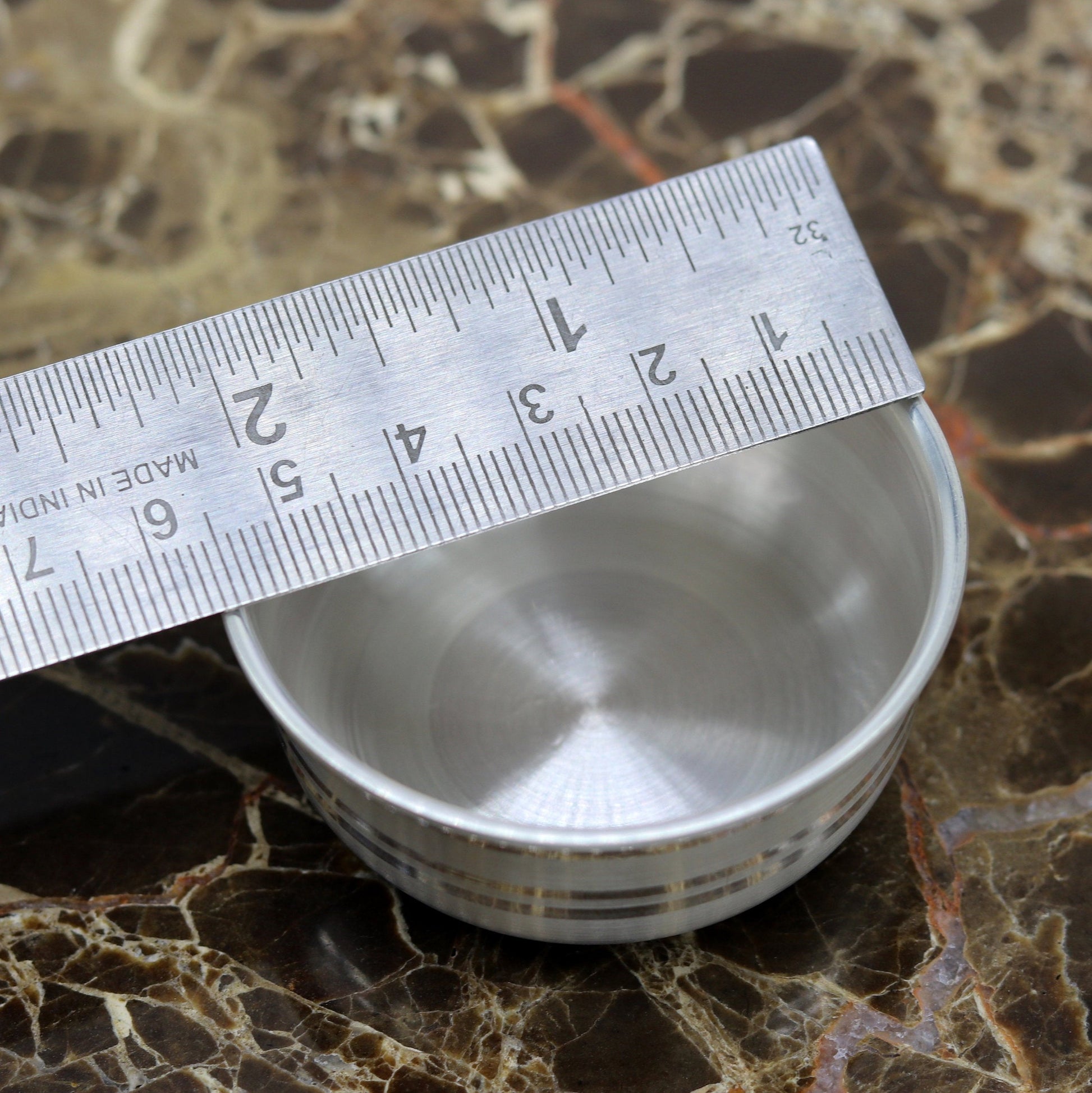 999 fine silver handmade small baby bowl , silver tumbler, flask, stay baby/kids healthy, silver vessels utensils sv99 - TRIBAL ORNAMENTS