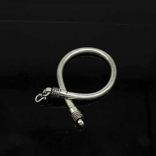 5mm 925 sterling silver best gifting 9" long handmade snake chain bracelet, new stylish fancy customized trendy bracelet jewelry nsbr217 - TRIBAL ORNAMENTS