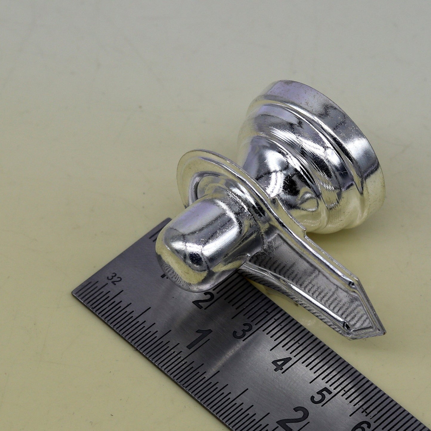 925 sterling silver handmade idol lord shiva- linga, silver shivling puja utensils, home temple puja silver article accessories india art73 - TRIBAL ORNAMENTS