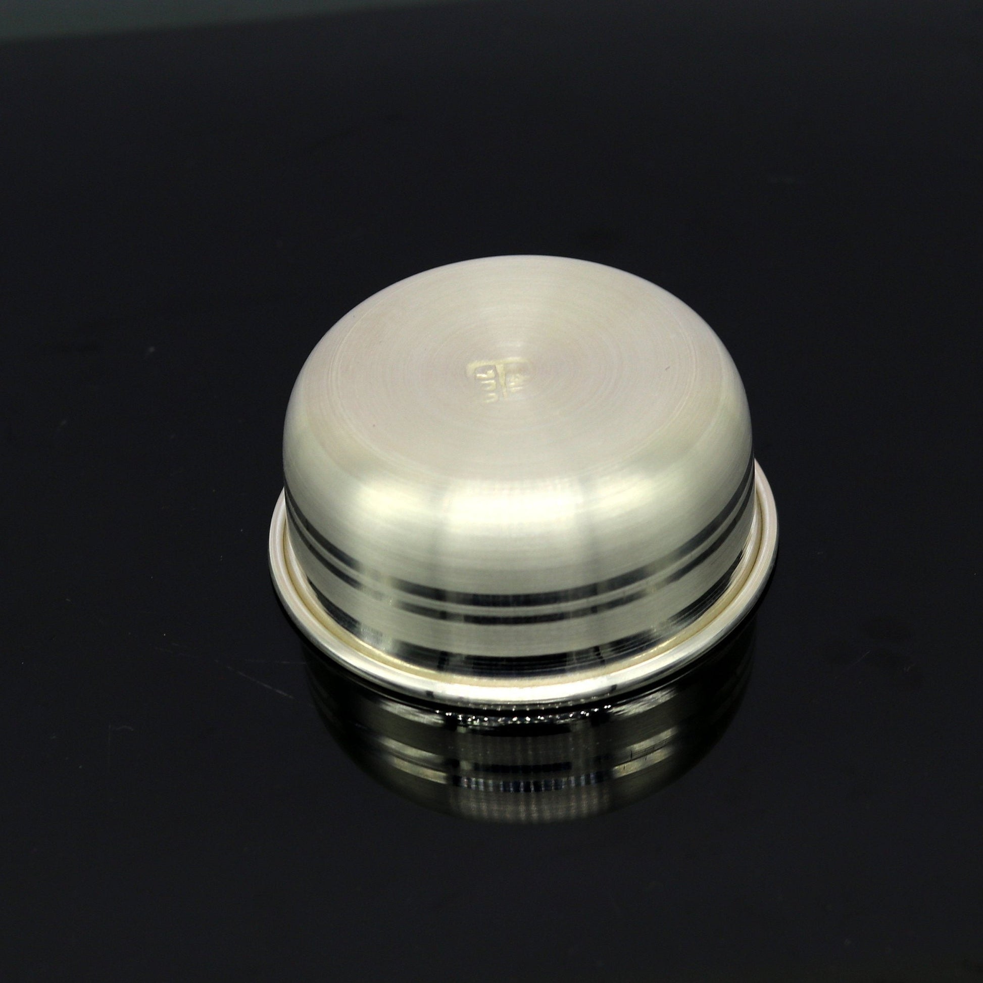 999 fine silver handmade small baby bowl , silver tumbler, flask, stay baby/kids healthy, silver vessels utensils sv99 - TRIBAL ORNAMENTS