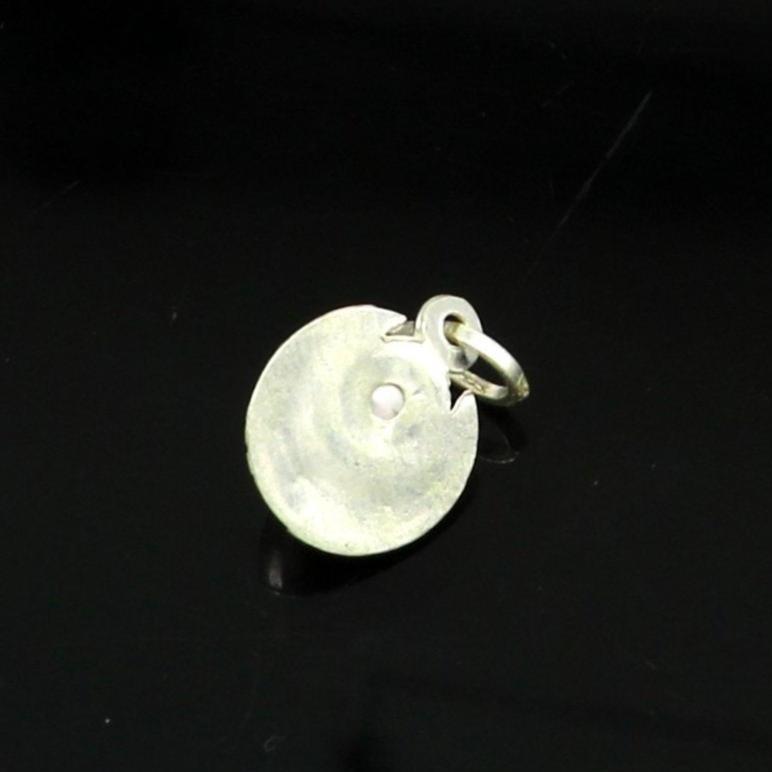 925 sterling silver excellent moon pendant with moon stone, amazing stylish baby pendant gifting kids jewelry nsp418 - TRIBAL ORNAMENTS
