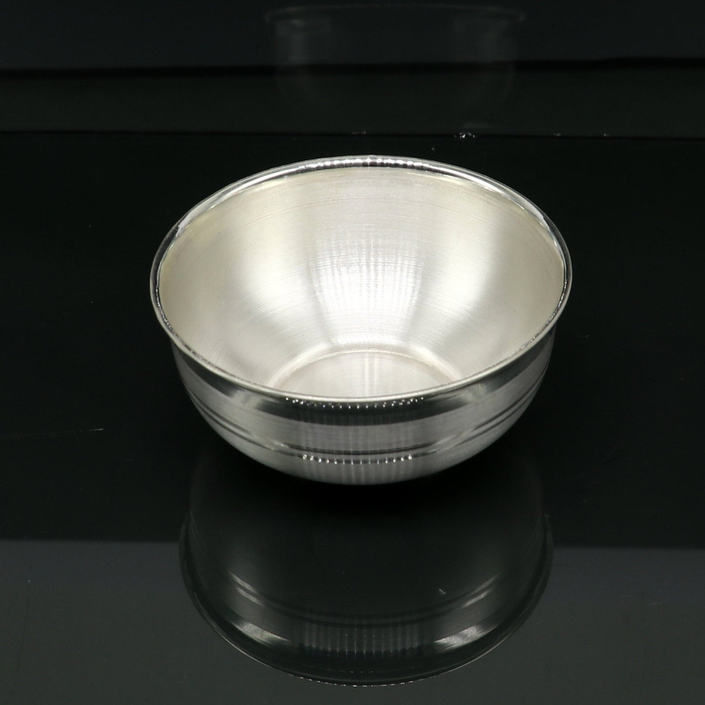 999 fine solid silver handmade bowl baby gift, pure silver vessel, silver utensils, silver puja article, puja utensils bowl India sv107 - TRIBAL ORNAMENTS