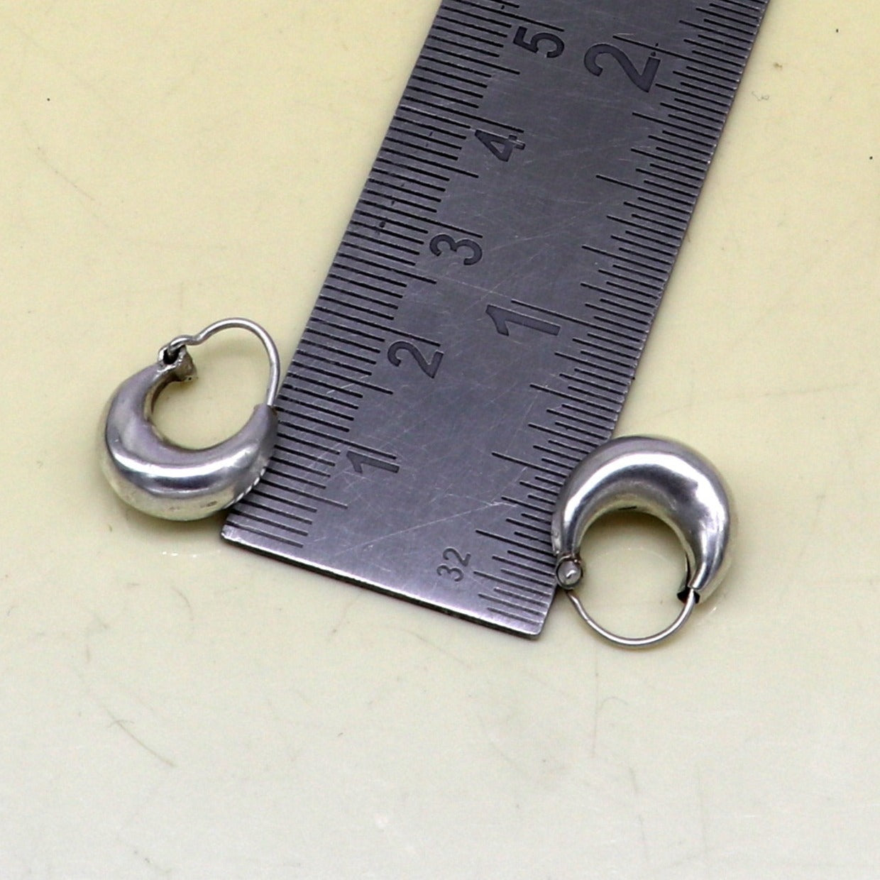 Pure 925 sterling silver handmade hoops kundal earring, excellent designer fancy daily use hook earring ear wire tribal vintage jewelry s892 - TRIBAL ORNAMENTS