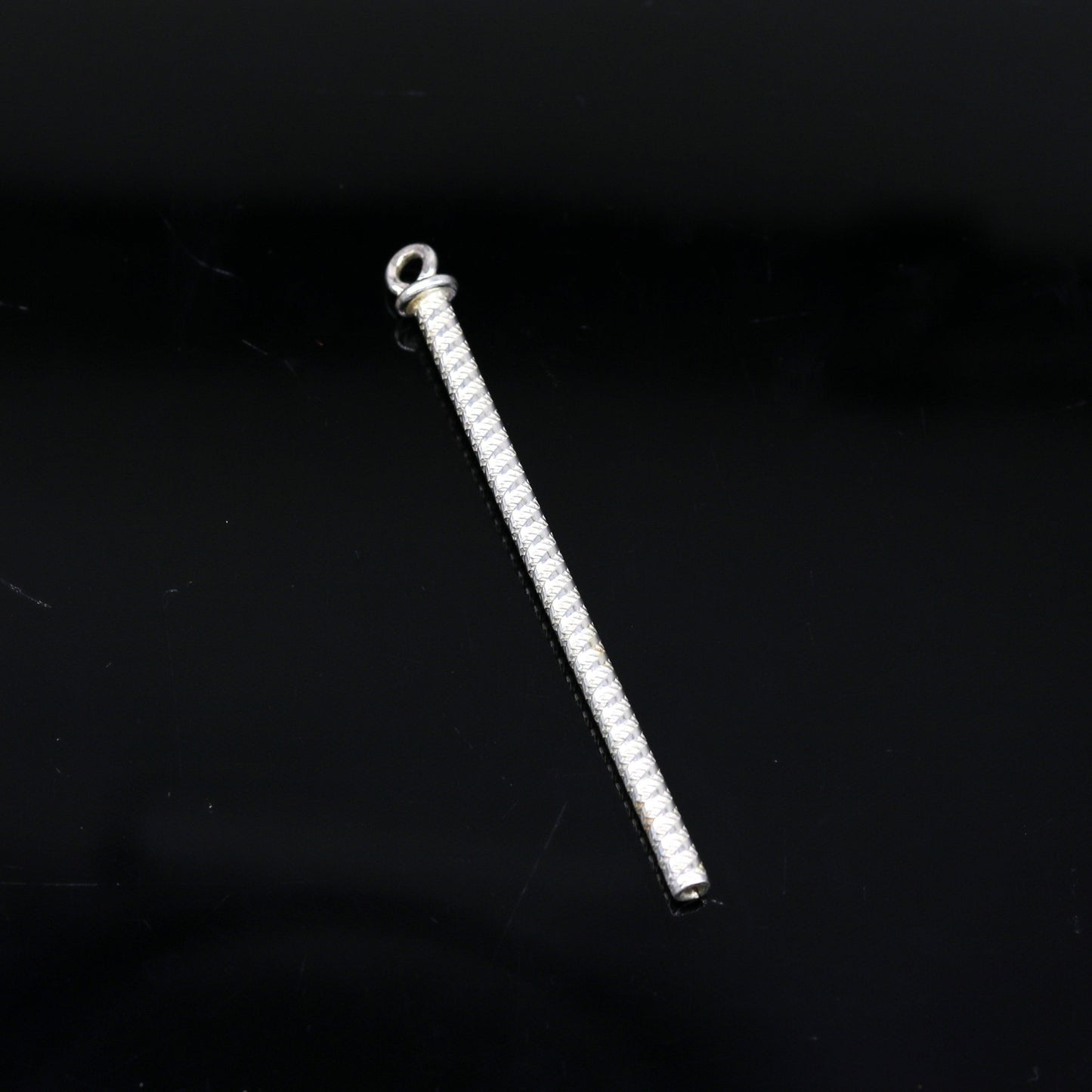 925 Solid sterling silver handmade Idol Krishna flute, excellent krishna "Bansoori", laddu gopala flute best gifting silver article su66 - TRIBAL ORNAMENTS