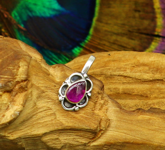 7.5mm 925 sterling silver single stone nose pin, clip on nose pin, customized nose plug ,best wedding party stylish functional jewelry np99 - TRIBAL ORNAMENTS