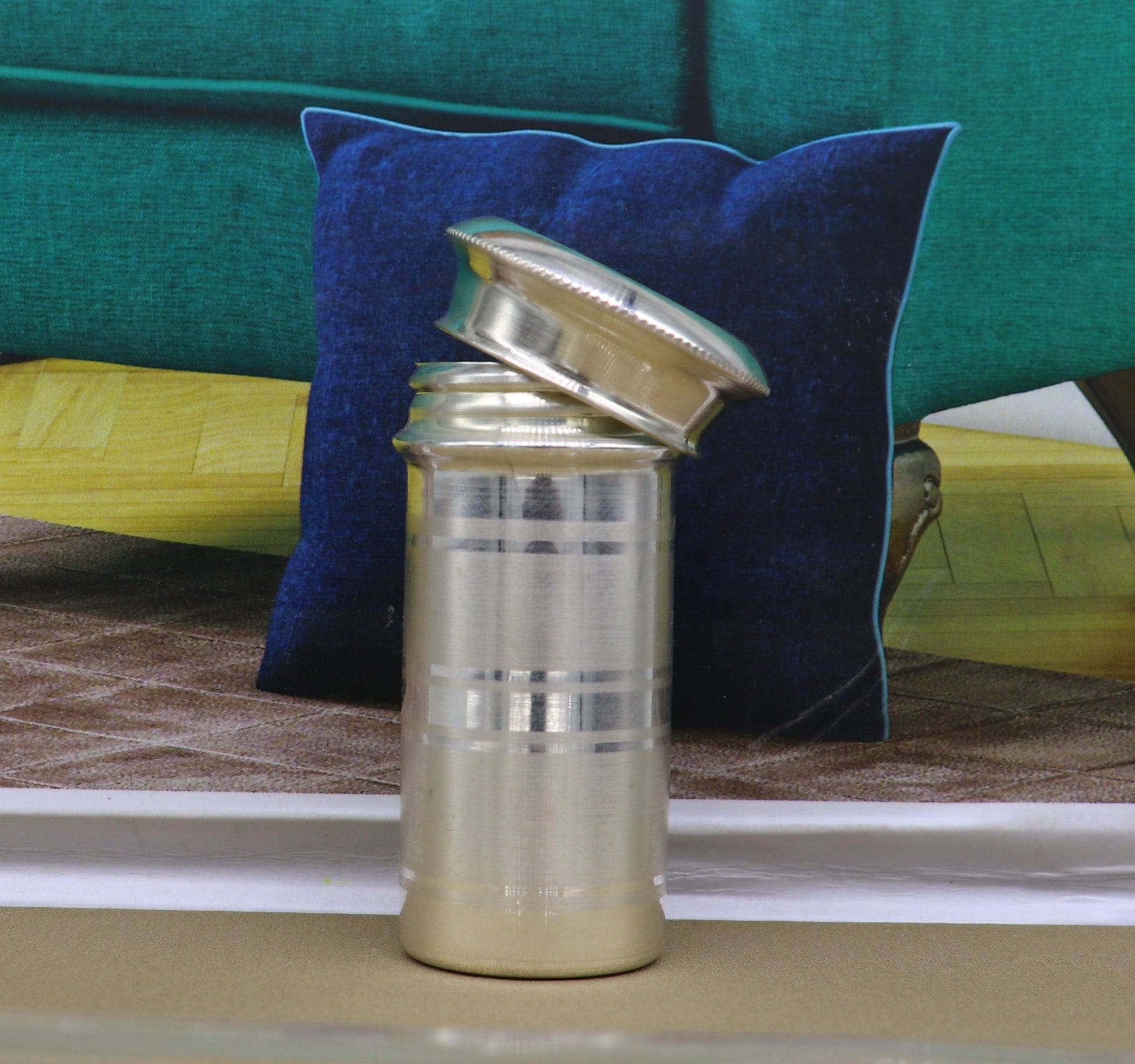 999 fine solid silver handmade small pill box, Tobacco box, storage box silver utensils, silver box, personal box men's accessories su151 - TRIBAL ORNAMENTS