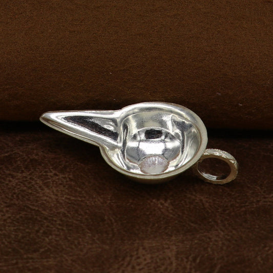 999 fine silver handmade new born baby feeder, water/milk silver feeder, silver baby food set , baby kids utensils for stay healthy sv127 - TRIBAL ORNAMENTS