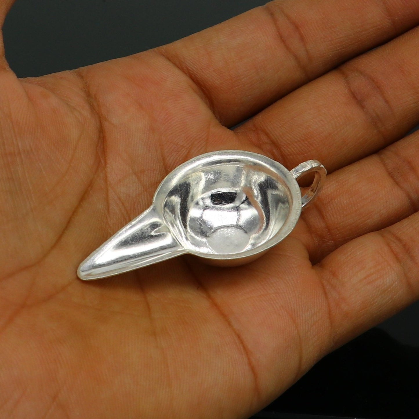 999 fine silver handmade new born baby feeder, water/milk silver feeder, silver baby food set , baby kids utensils for stay healthy sv127 - TRIBAL ORNAMENTS