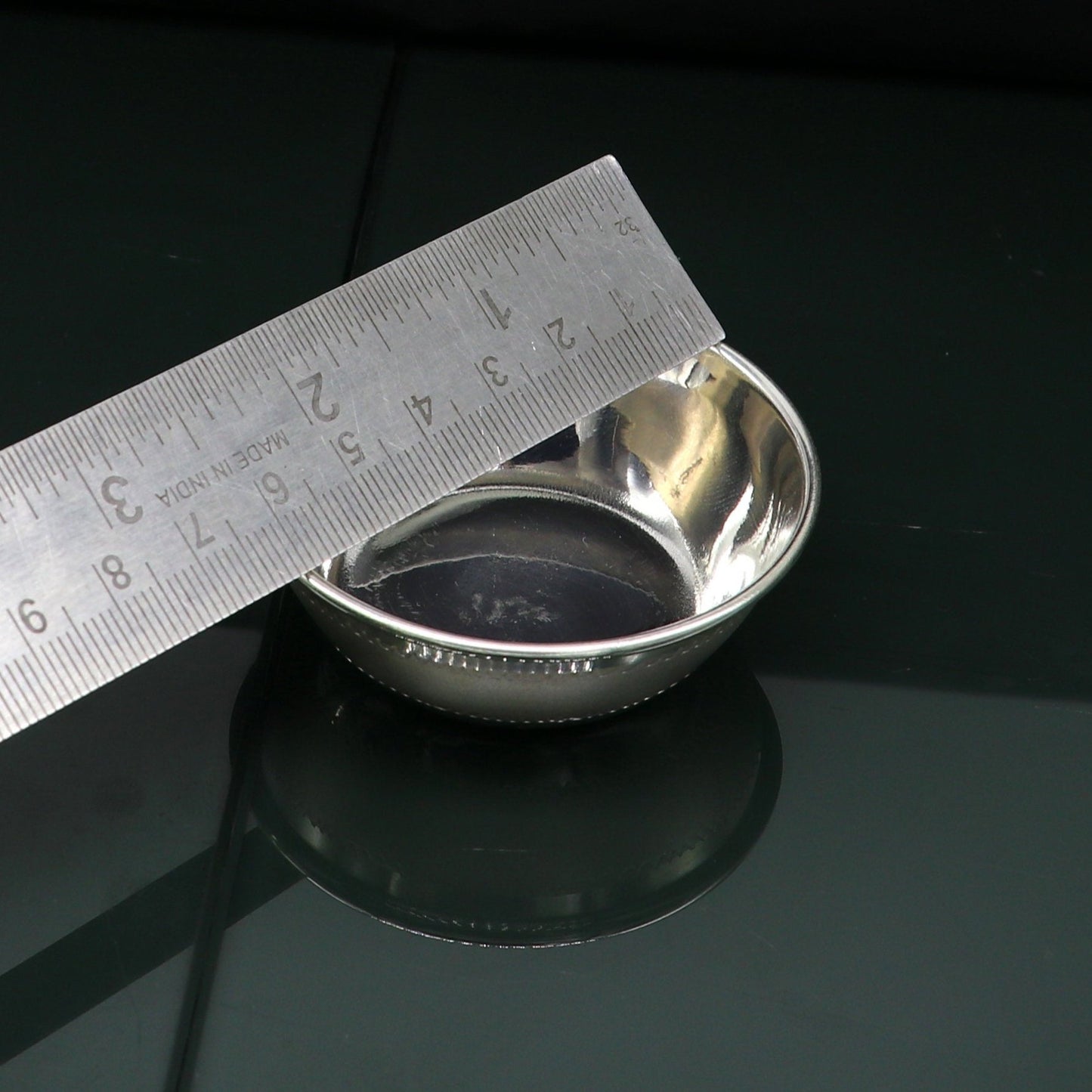 925 fine silver combo bowl, spoon ,Water/milk tumbler and plate/tray, silver baby dinner set utensils, best gifting utensils ideas sv131 - TRIBAL ORNAMENTS