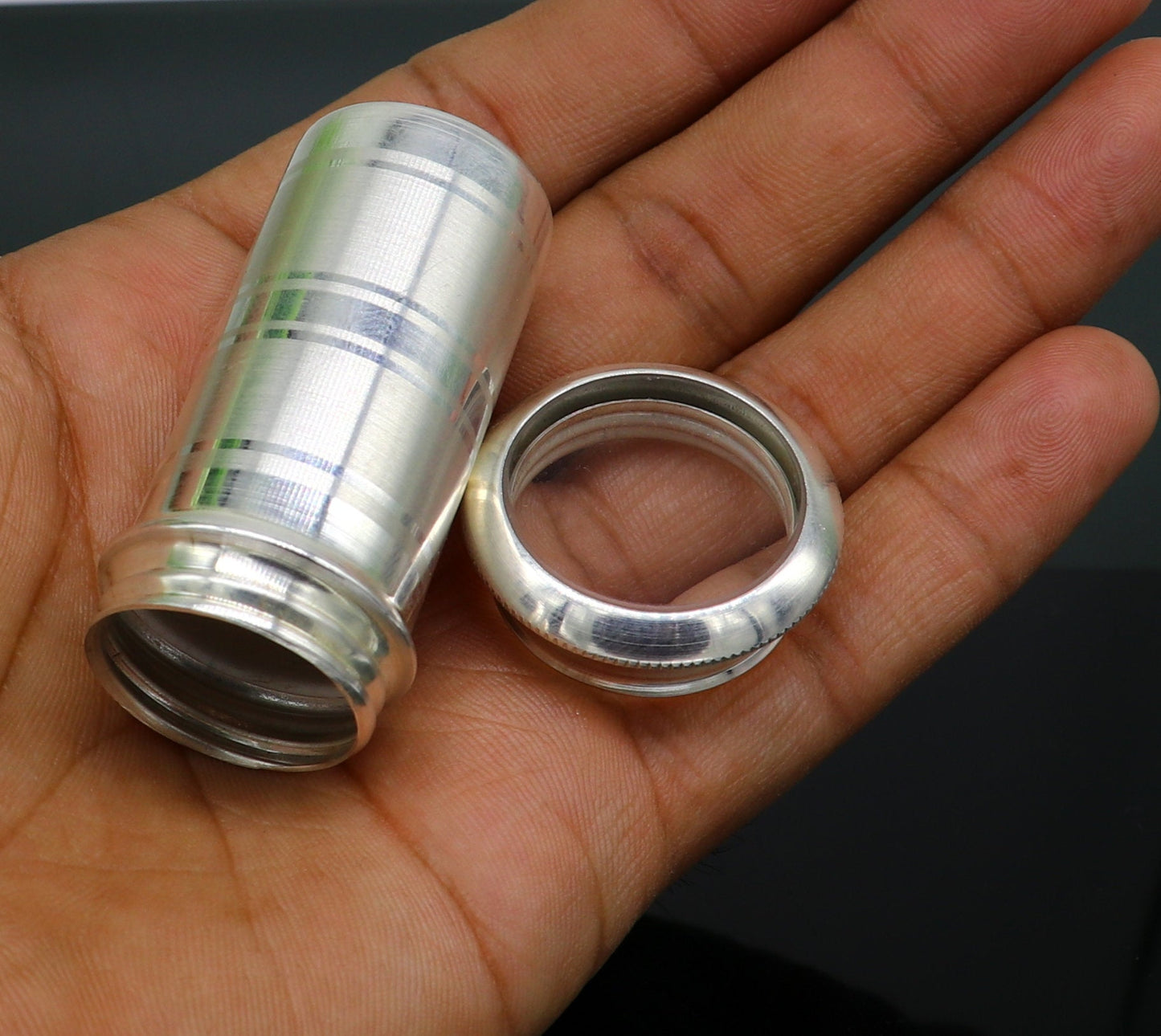 999 fine solid silver handmade small pill box, Tobacco box, storage box silver utensils, silver box, personal box men's accessories su151 - TRIBAL ORNAMENTS