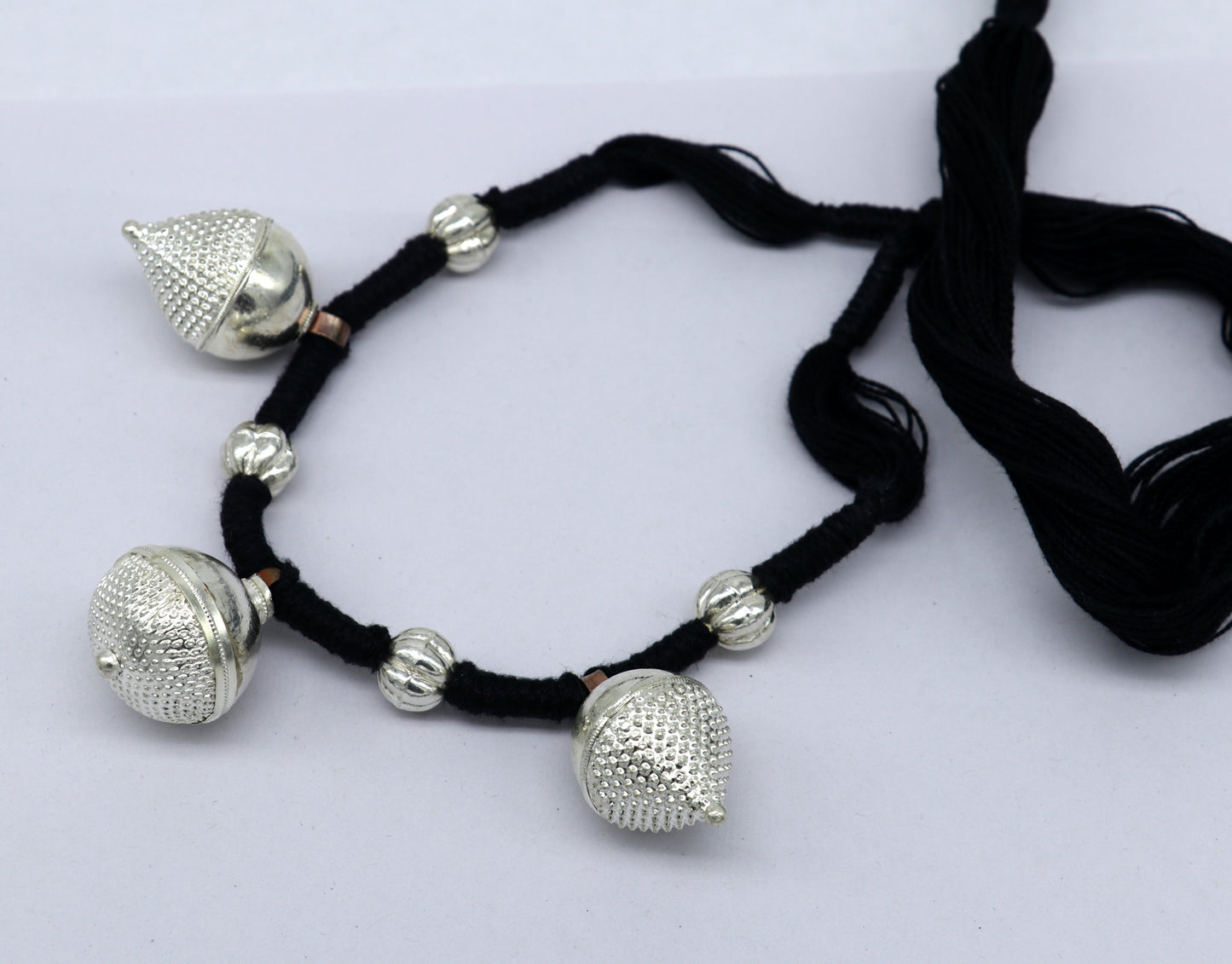 Vintage design solid silver gorgeous vintage tribal Indian traditional look necklace stylish choker necklace belly dance jewelry set181 - TRIBAL ORNAMENTS
