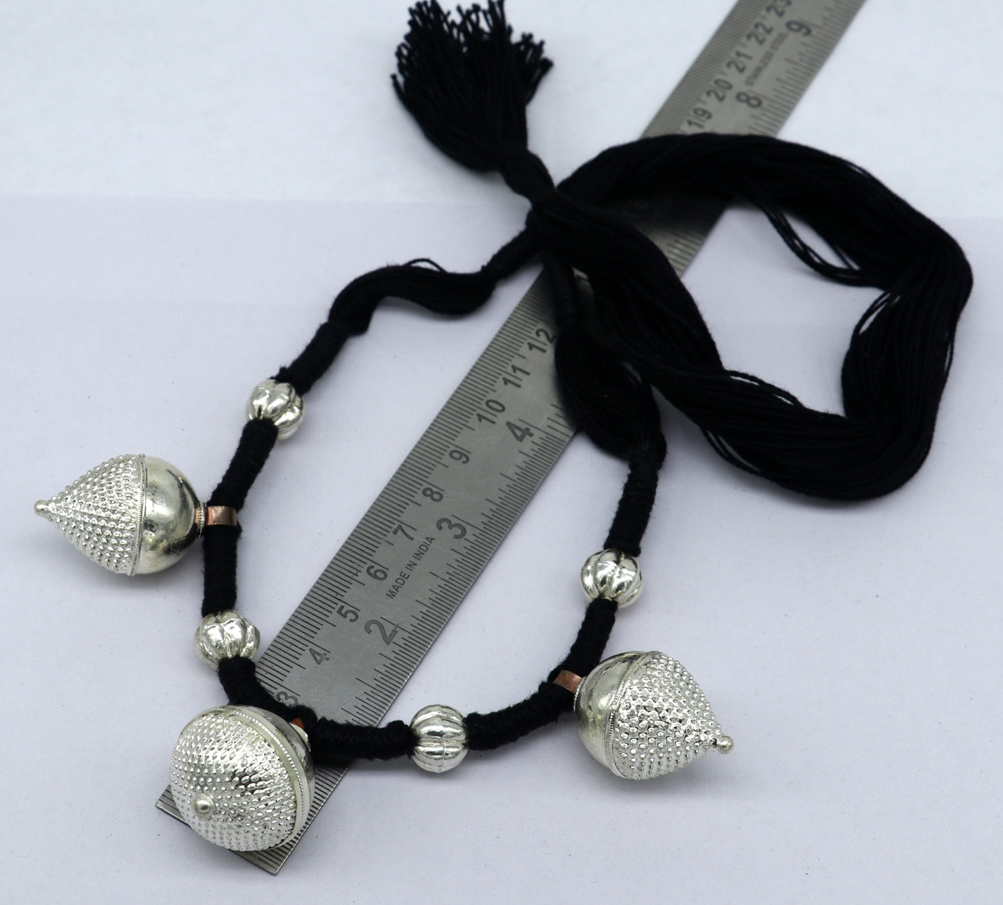 Vintage design solid silver gorgeous vintage tribal Indian traditional look necklace stylish choker necklace belly dance jewelry set181 - TRIBAL ORNAMENTS