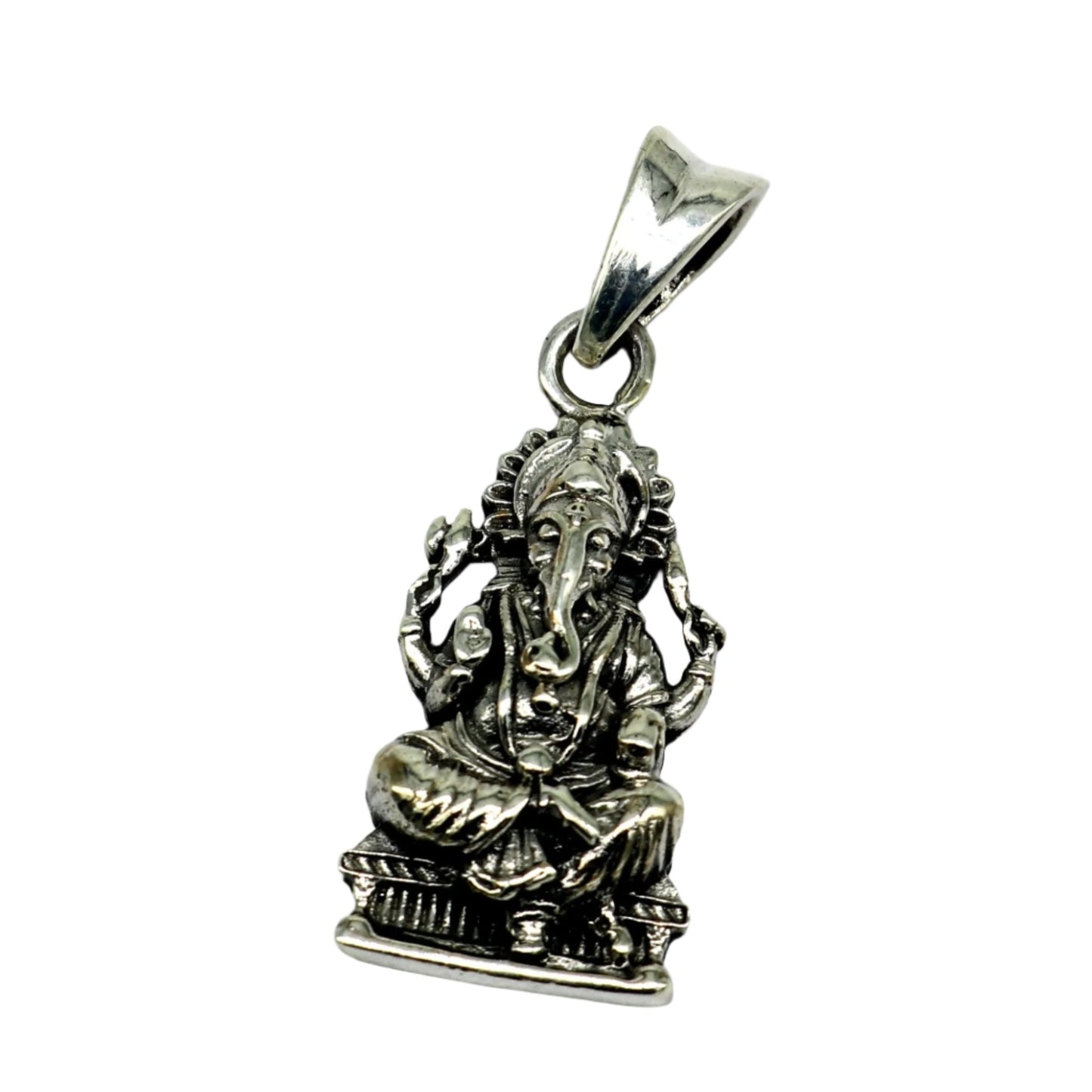 Pure 925 sterling silver vintage Antique stylish Hindu goddess Ganesha Pendant, amazing design stunning pendant gifting jewelry ssp431 - TRIBAL ORNAMENTS