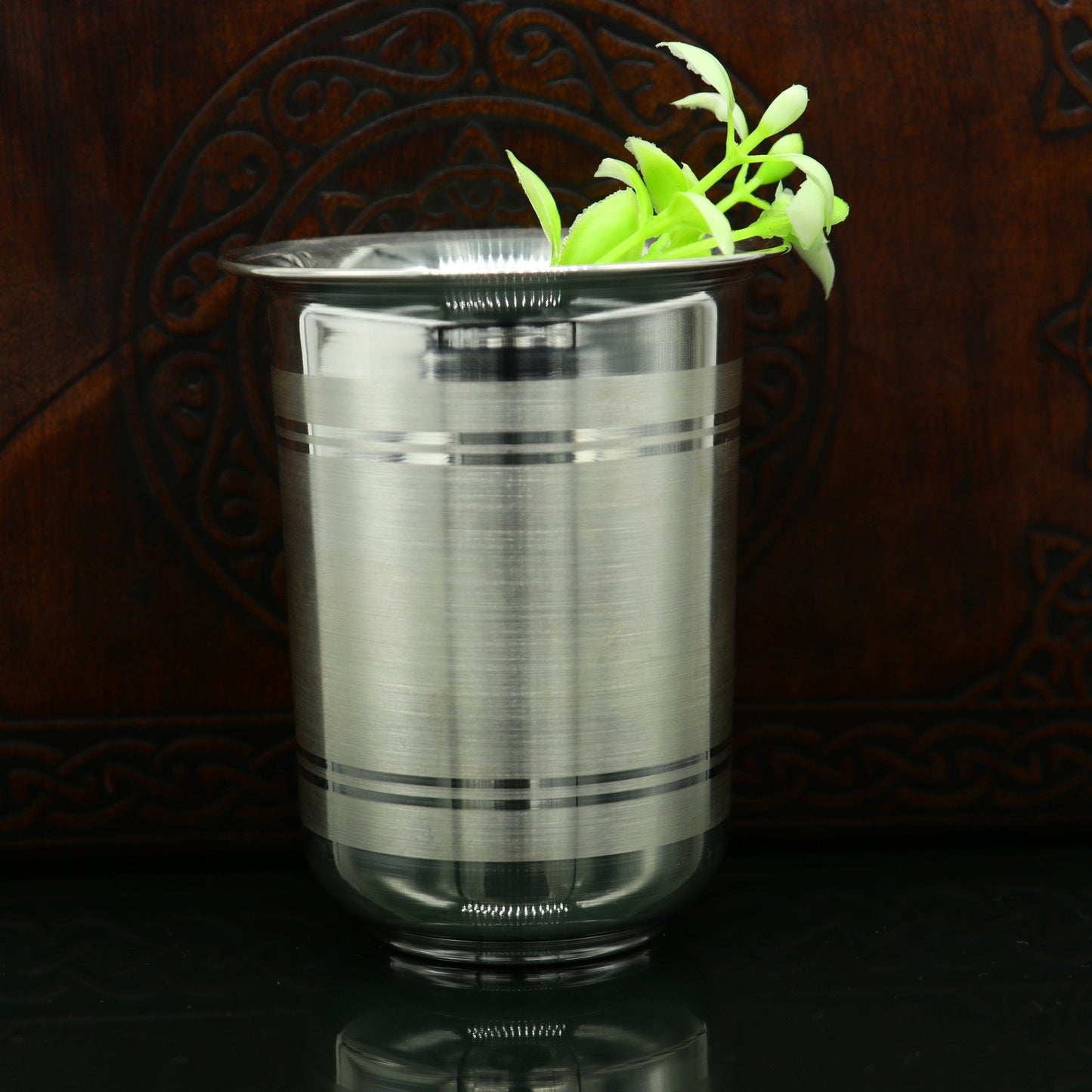 925 sterling silver handmade design water or milk glass cup for baby food, best gifting idea, silver utensils, silver kitchen article sv167 - TRIBAL ORNAMENTS