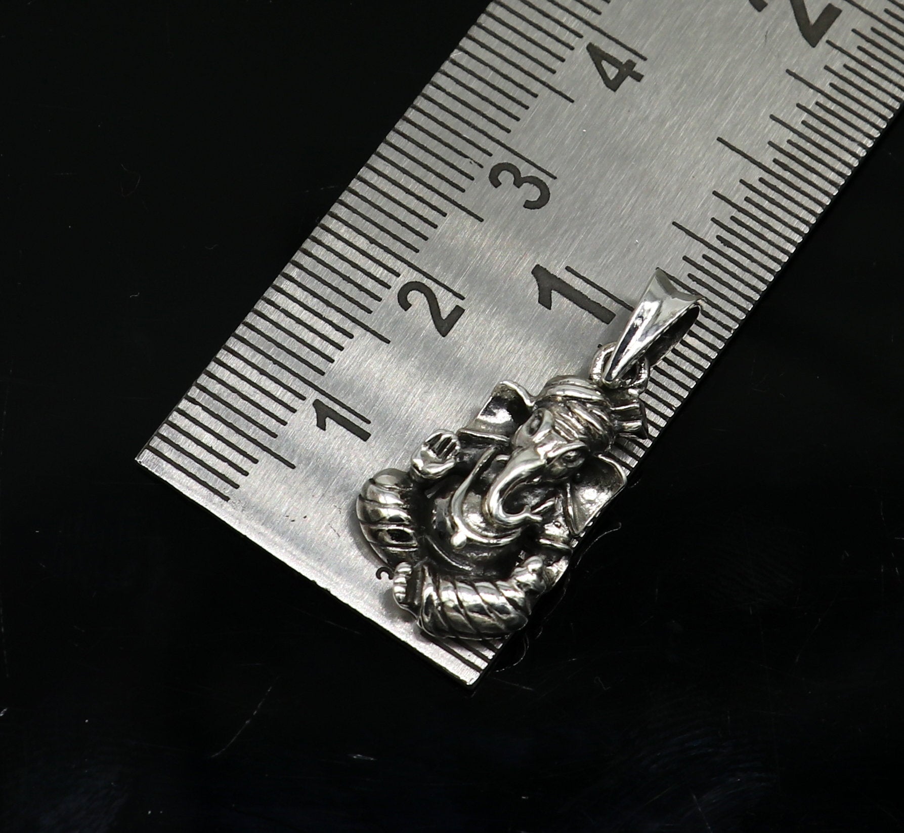 925 sterling silver handmade vintage stylish trendy idol Ganesha pendant , exclusive designer unisex pendant silver locket jewelry ssp515 - TRIBAL ORNAMENTS