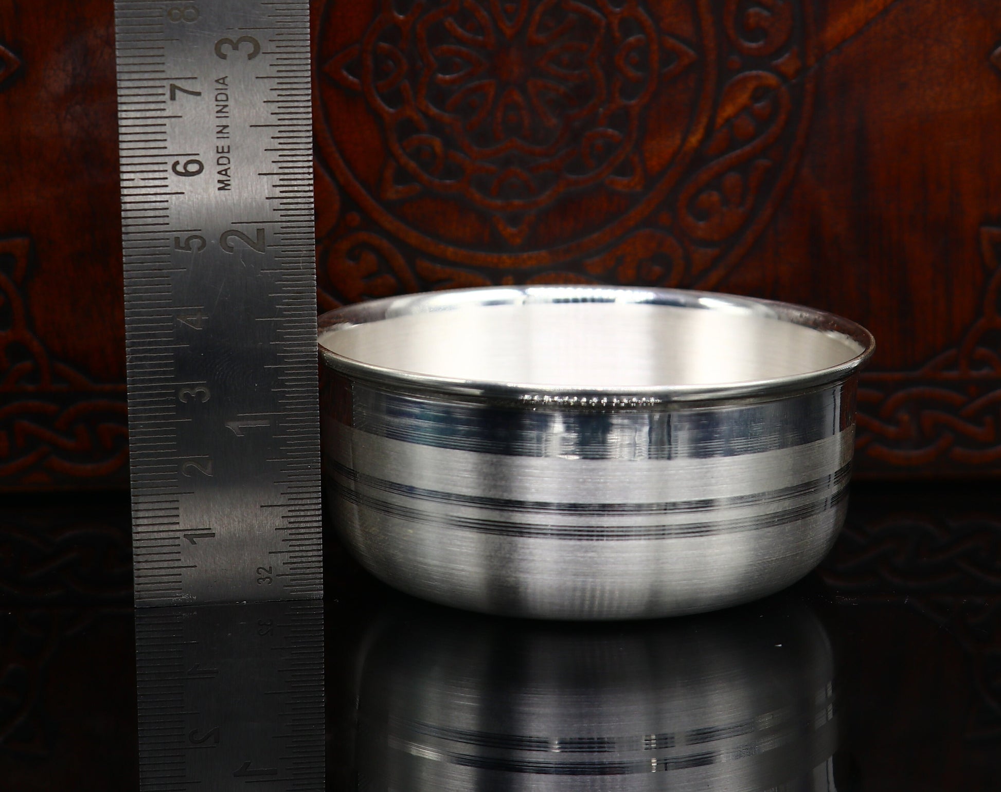 999 fine silver water milk glass and bowl, silver tumbler silver spoon, silver utensils,best kids gift for rice ceremony /Annaprashana sv197 - TRIBAL ORNAMENTS