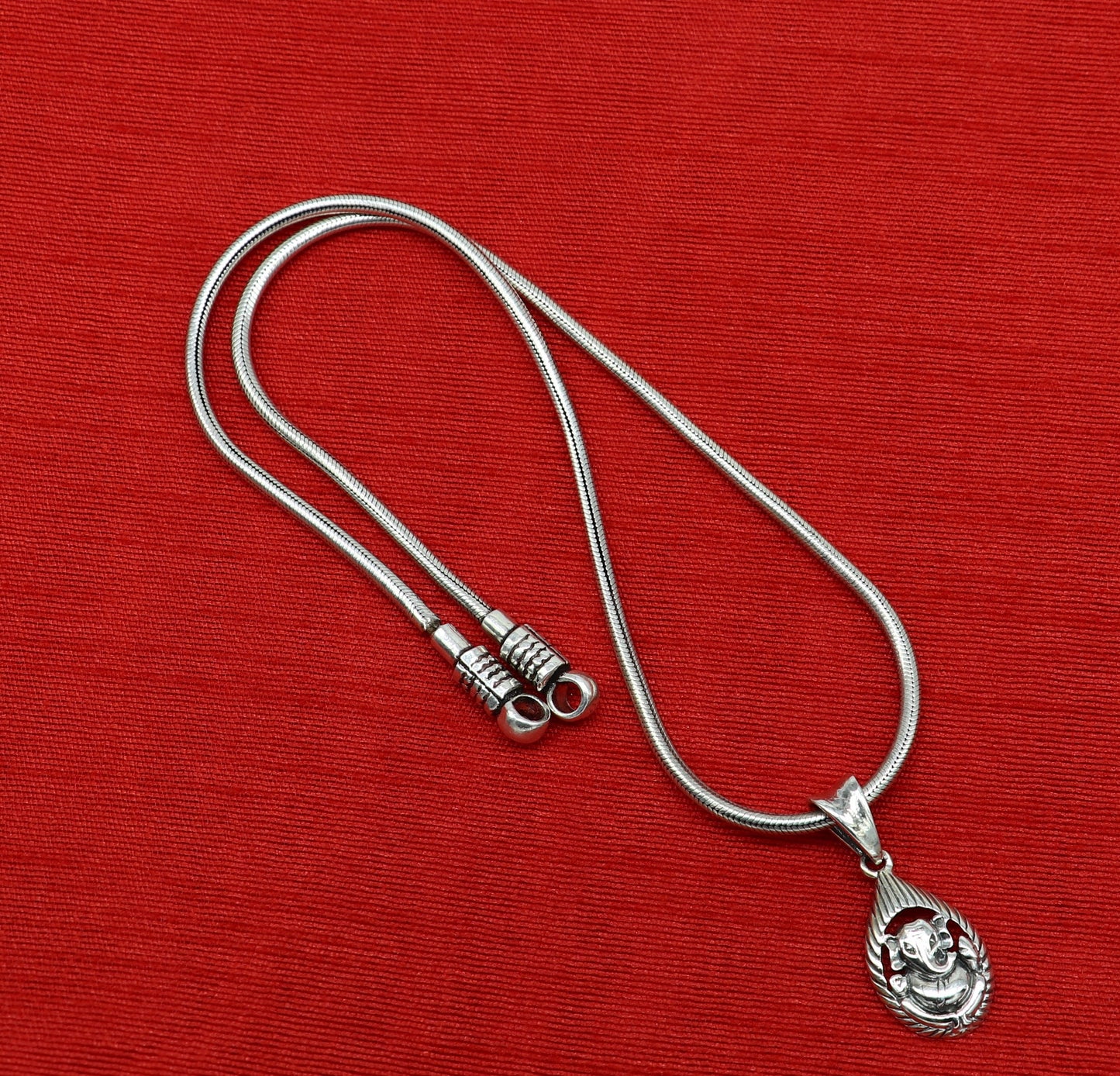 925 sterling silver handmade vintage stylish trendy idol Ganesha pendant , exclusive designer unisex pendant silver locket jewelry ssp434 - TRIBAL ORNAMENTS