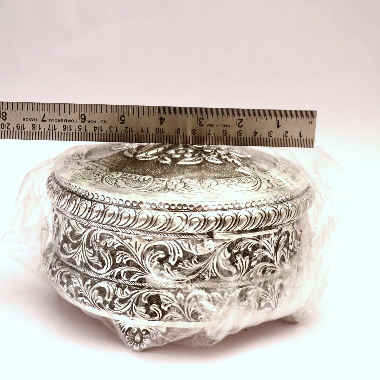 925 sterling silver Vintage antique Royal design handmade dry fruit box, candy box, jewelry box, best brides gift, corporation gift box04 - TRIBAL ORNAMENTS
