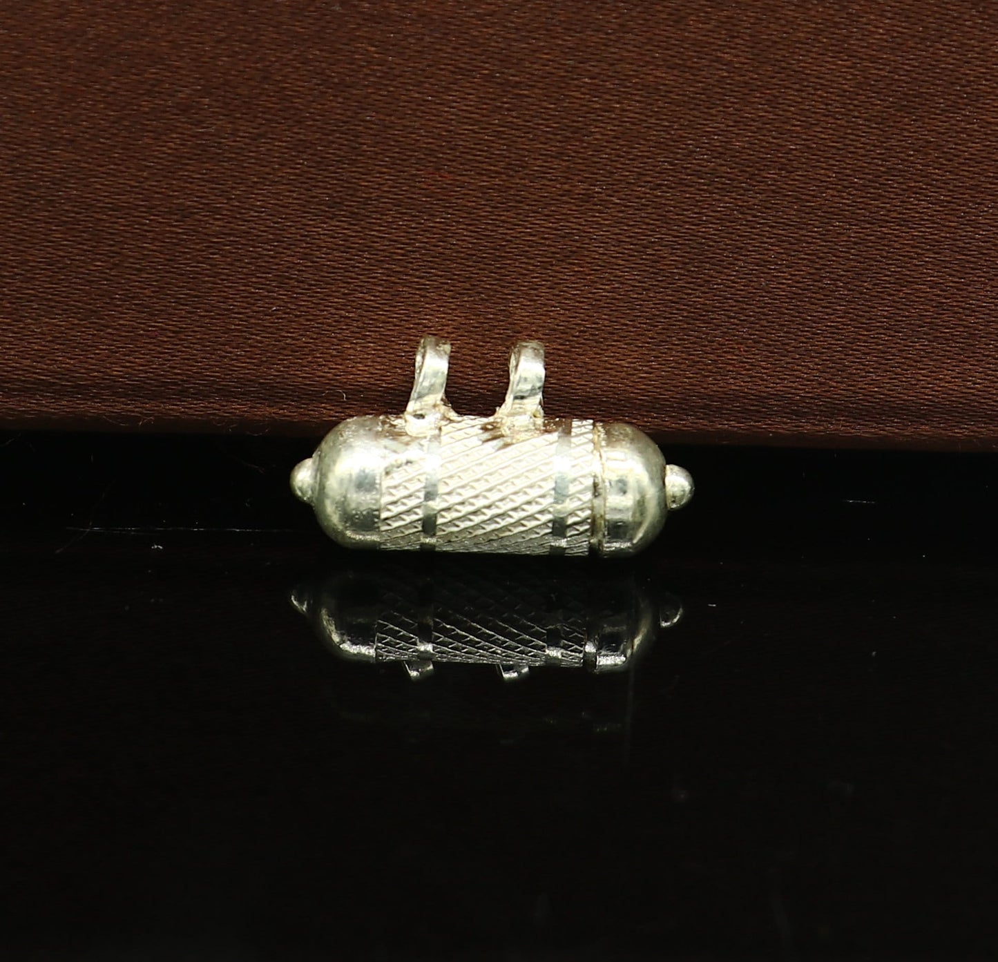 Solid sterling silver handmade gorgeous round shape vintage amulet box pendant, mantra box, silver tabiz , kavacham tribal jewelry ssp687 - TRIBAL ORNAMENTS