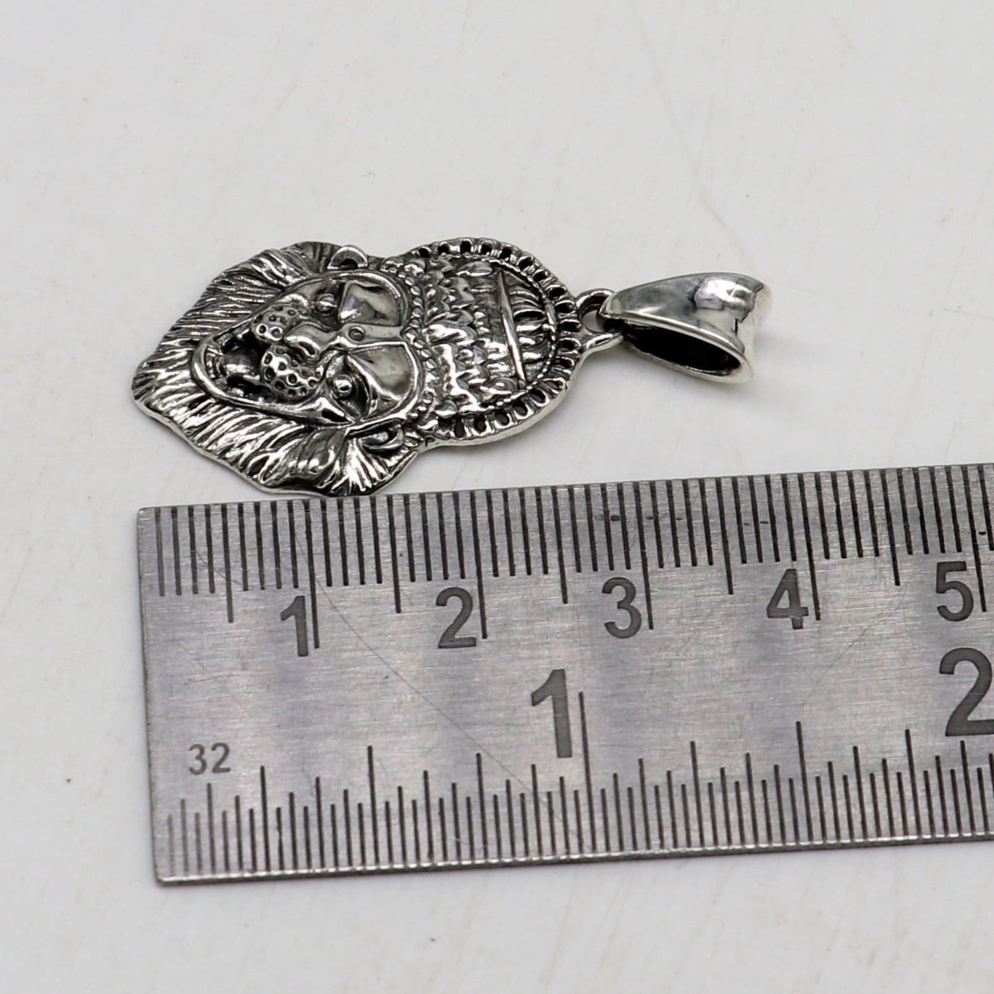 925 fine pure silver idol God Vishnu Narsimha pendant, stylish customized pendant, best gifting locket oxidized pendant necklace nsp425 - TRIBAL ORNAMENTS
