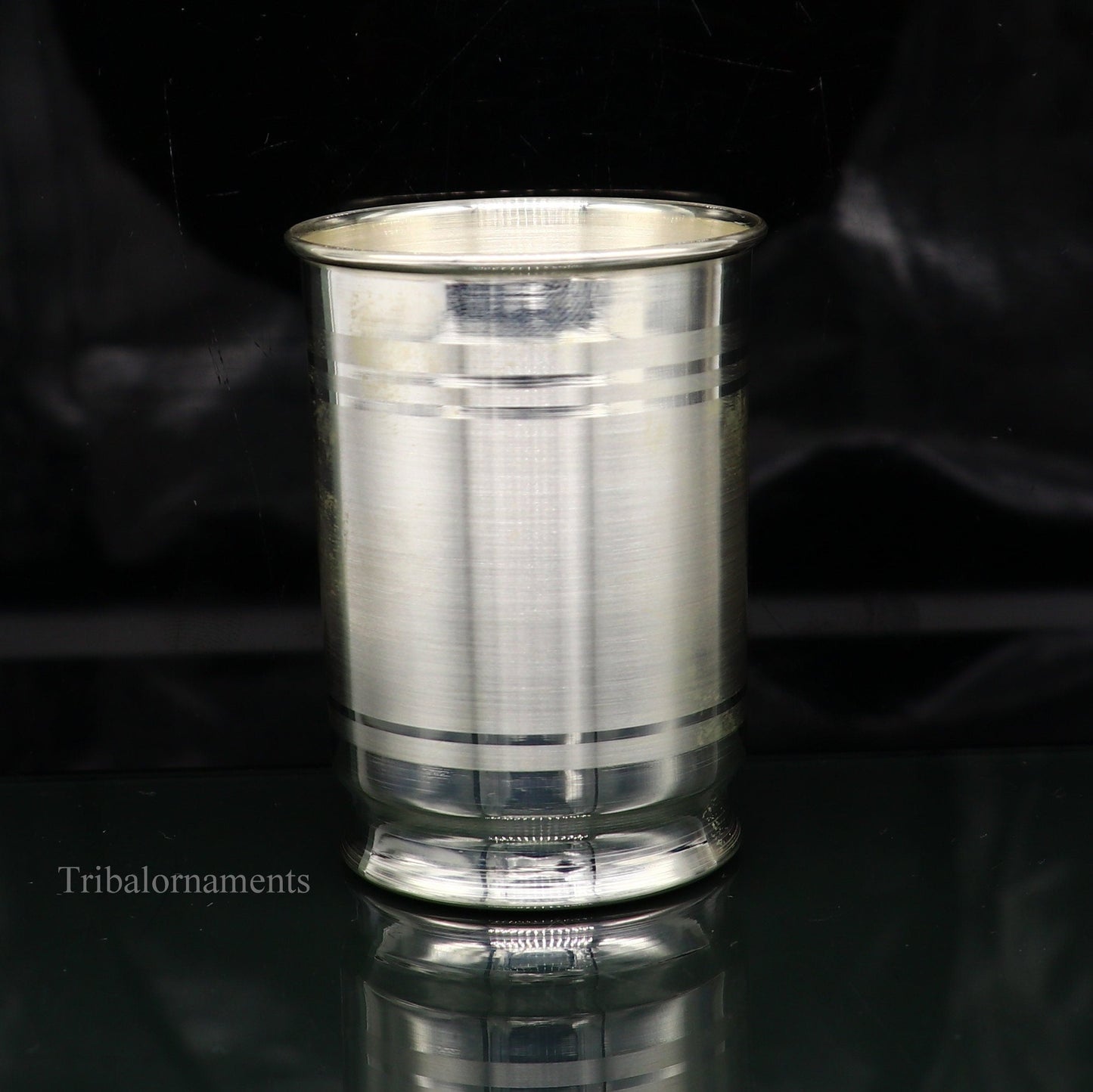 999 fine silver handmade vessels, water/milk Glass tumbler, silver flask, baby kids silver utensils stay healthy water milk glass sv227 - TRIBAL ORNAMENTS