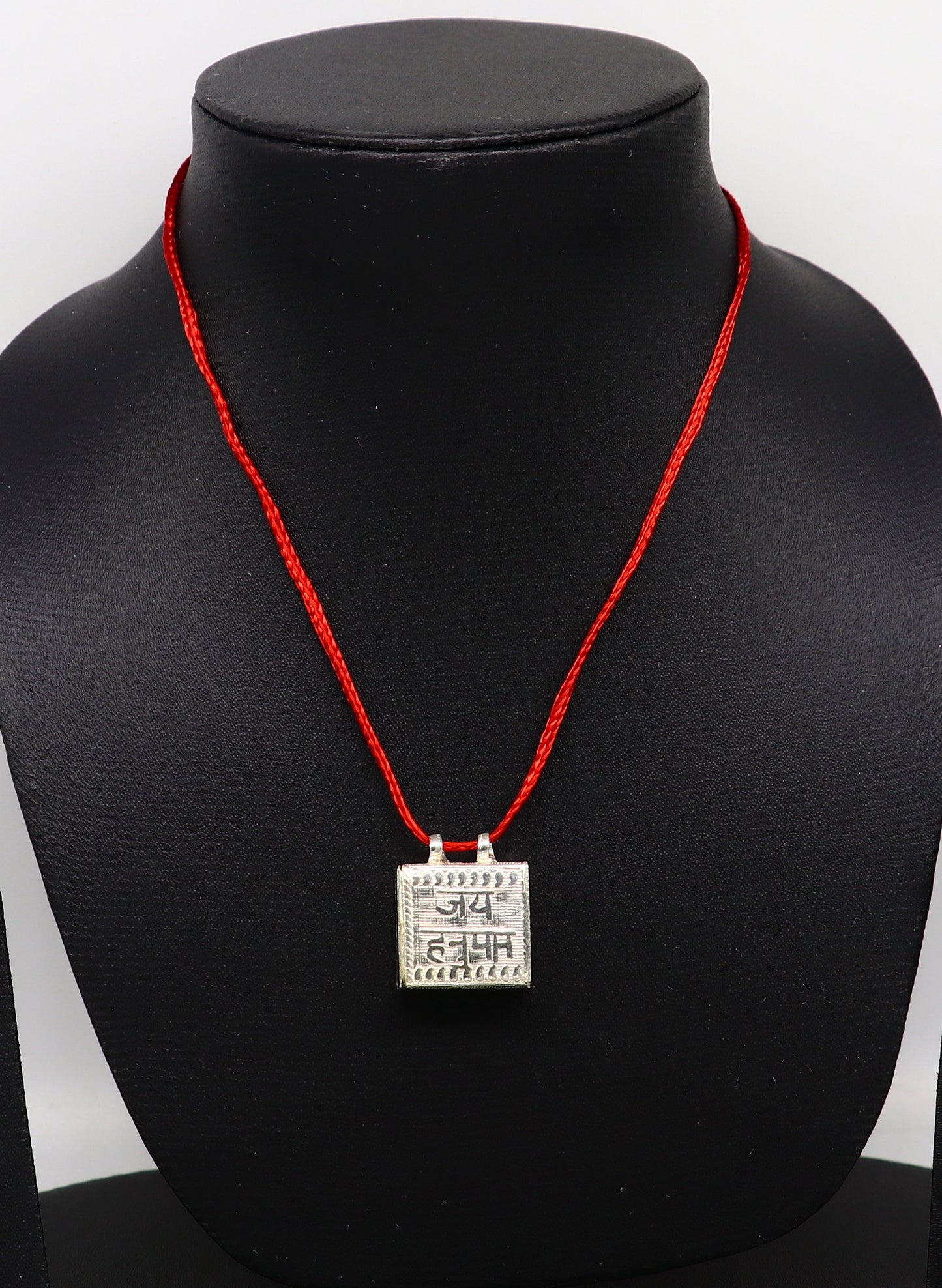 925 sterling silver handmade gorgeous Square shape handmade lord hanuman box amulet pendant, mantra box, silver tabiz for protection ssp662 - TRIBAL ORNAMENTS