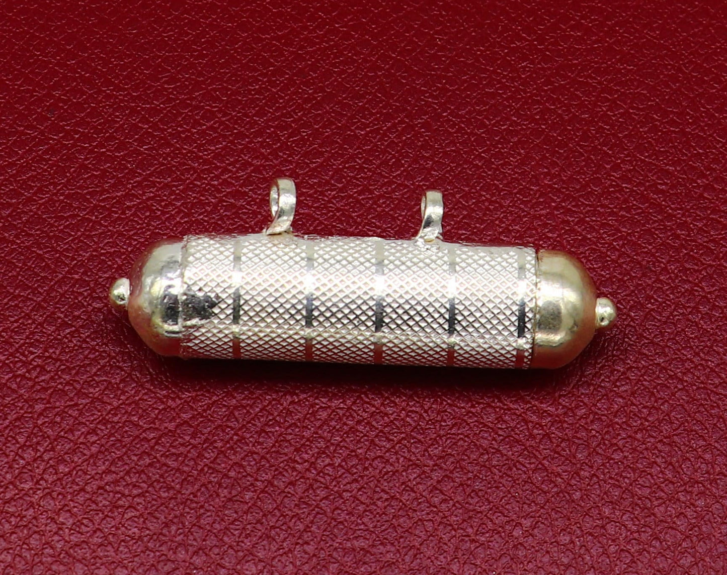 Solid sterling silver handmade gorgeous round shape handmade amulet box pendant, mantra box, silver tabiz/ mascot , kavacham jewelry ssp666 - TRIBAL ORNAMENTS