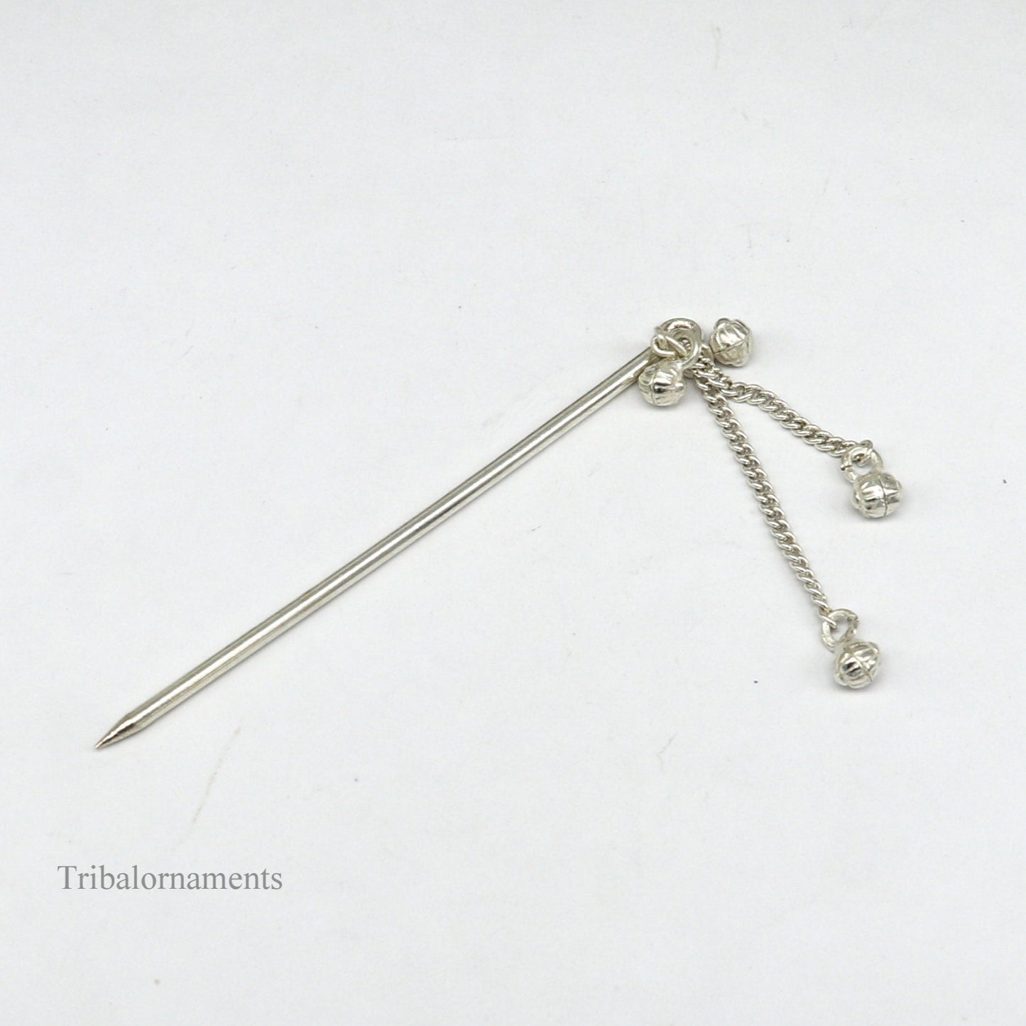 3.5 inches long handmade solid sterling silver eyeliner stick, kajal sticks, surma stick, fabulous brides vintage style gift su395 - TRIBAL ORNAMENTS